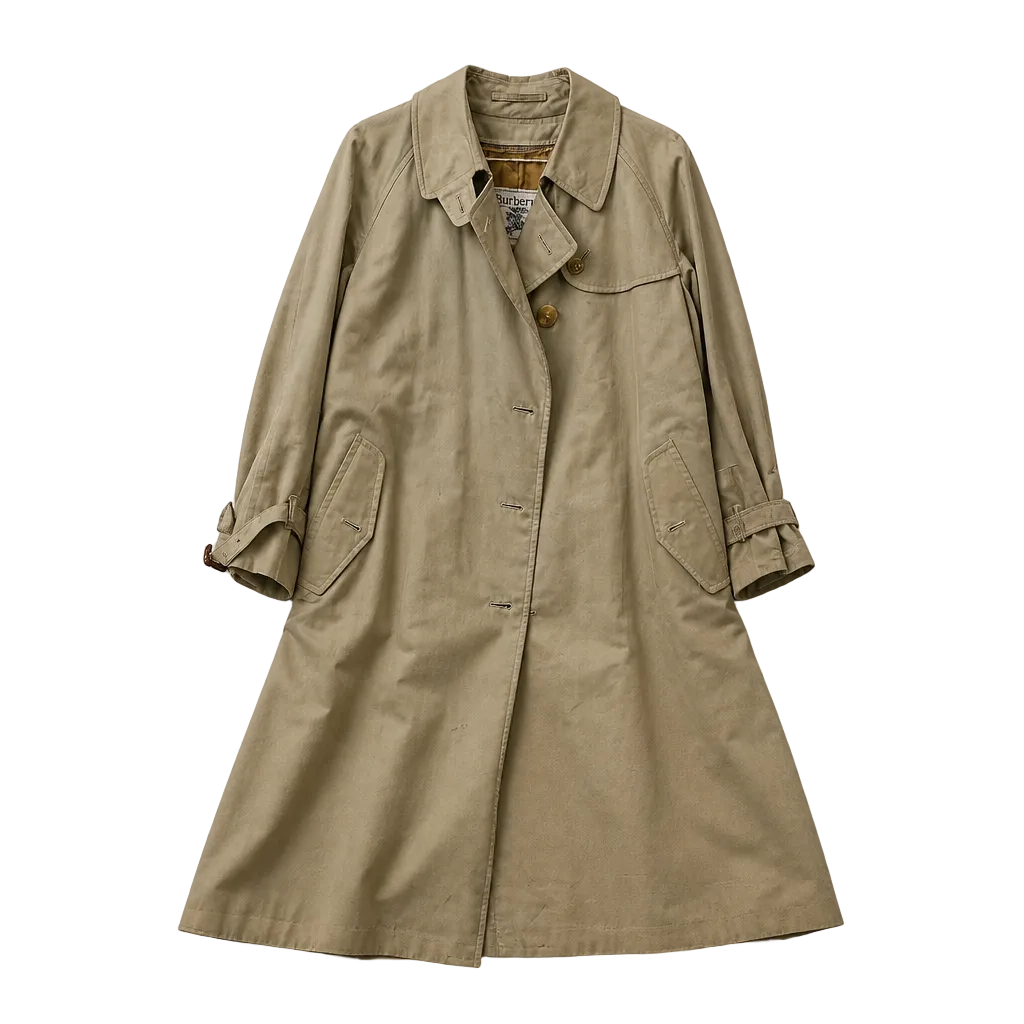 2606 secondhand BURBERRY coat Khaki