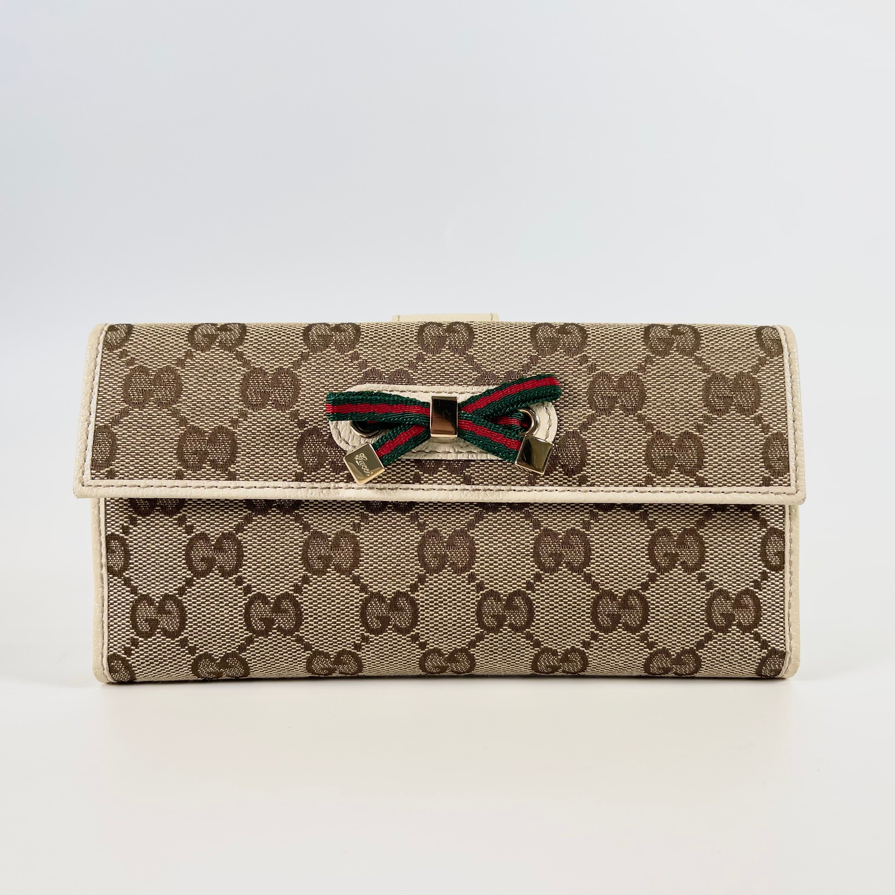 2511 GUCCI Princess Canvas x Long Wallet