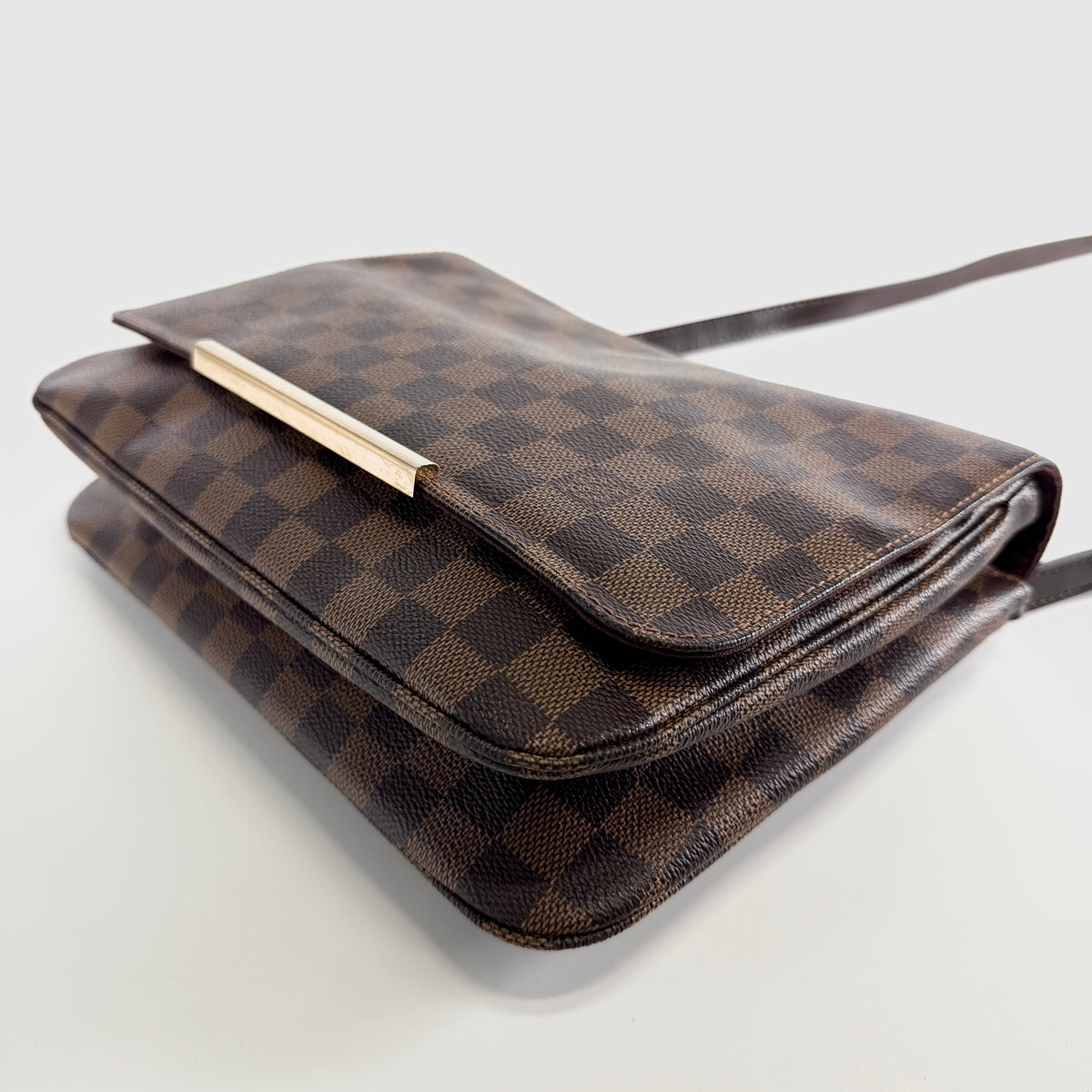 2607 secondhand LV N41253 Damier Hoxton GM Brown SP2153