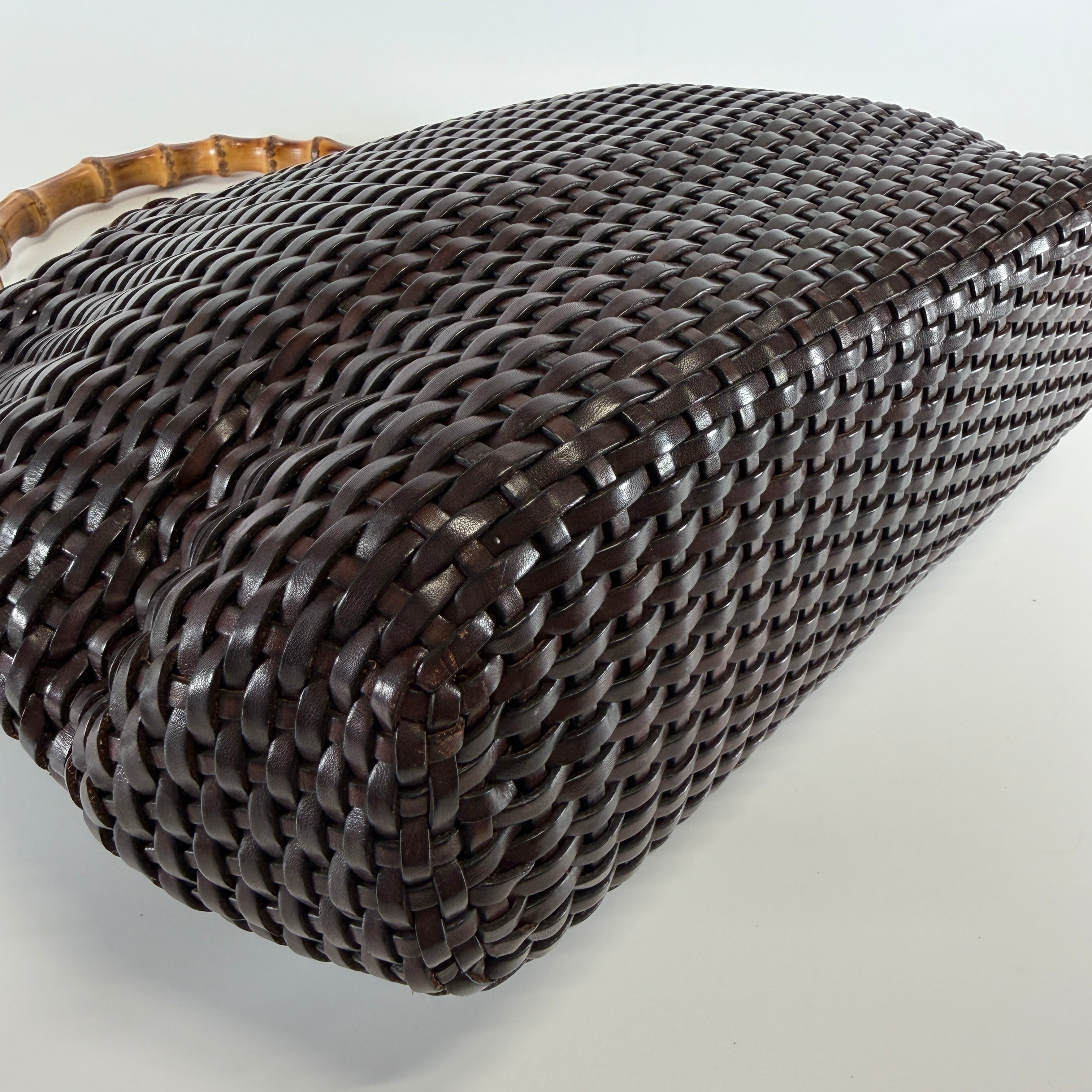 2606 secondhand GUCCI Bamboo hand bag