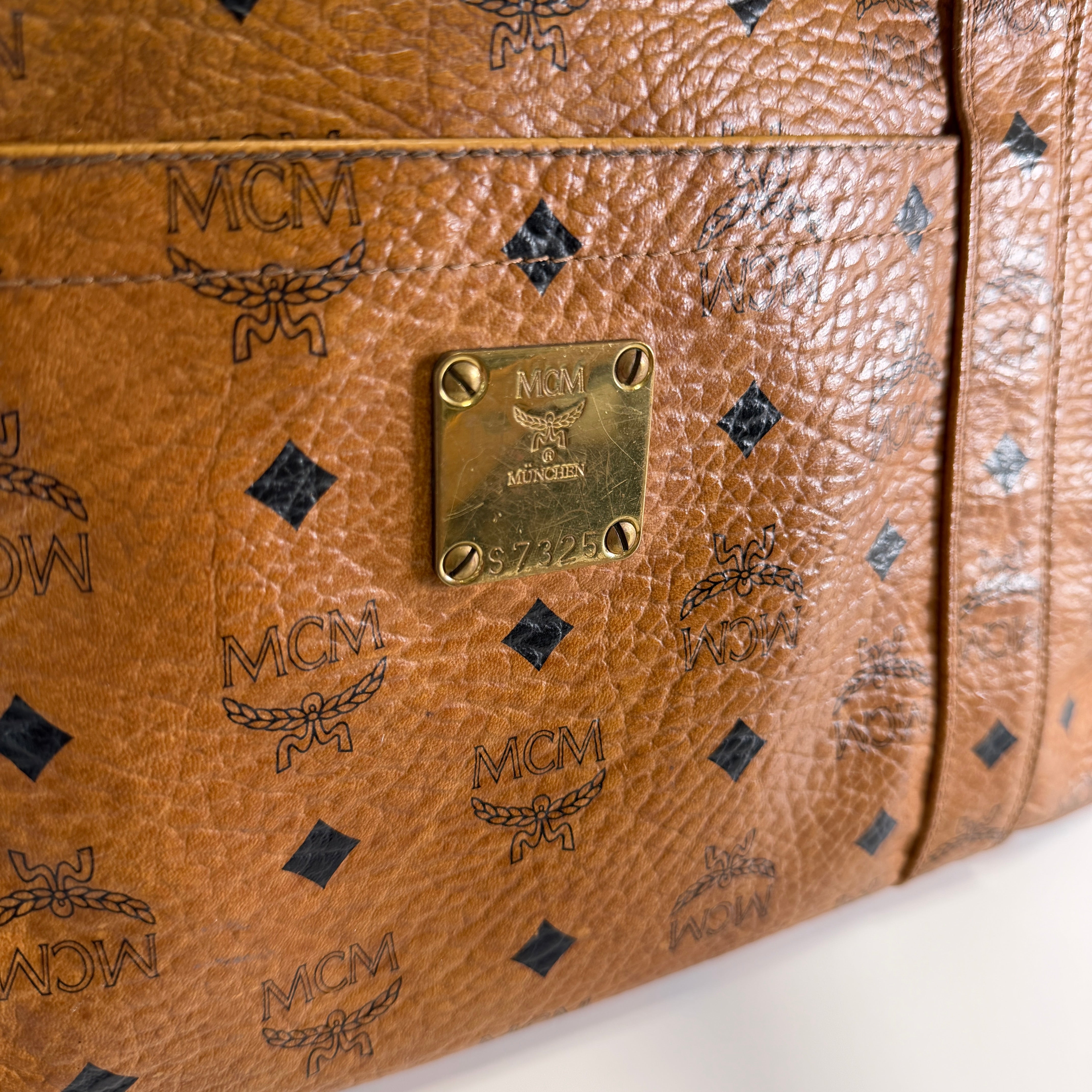 2606 secondhand MCM Visetos Tote Bag
