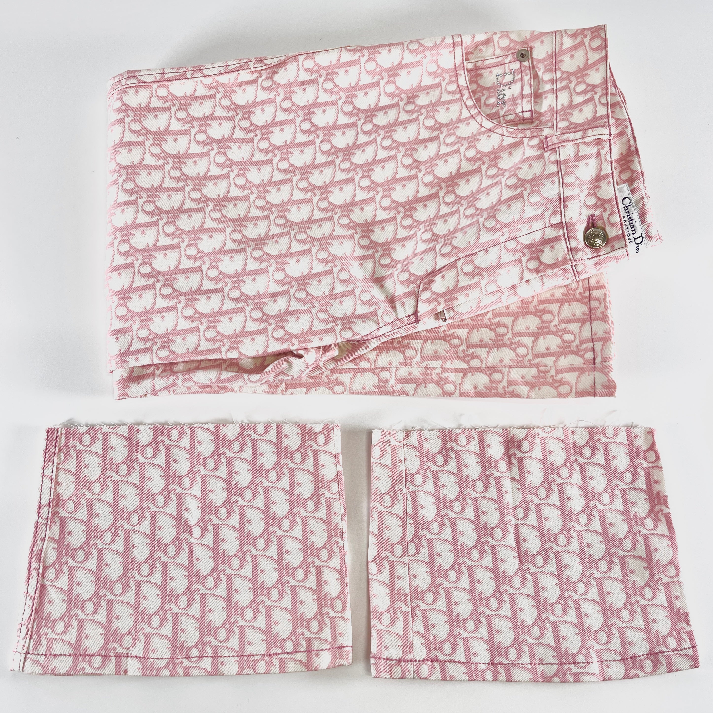2606 secondhand CD pants pink Trotter Pattern
