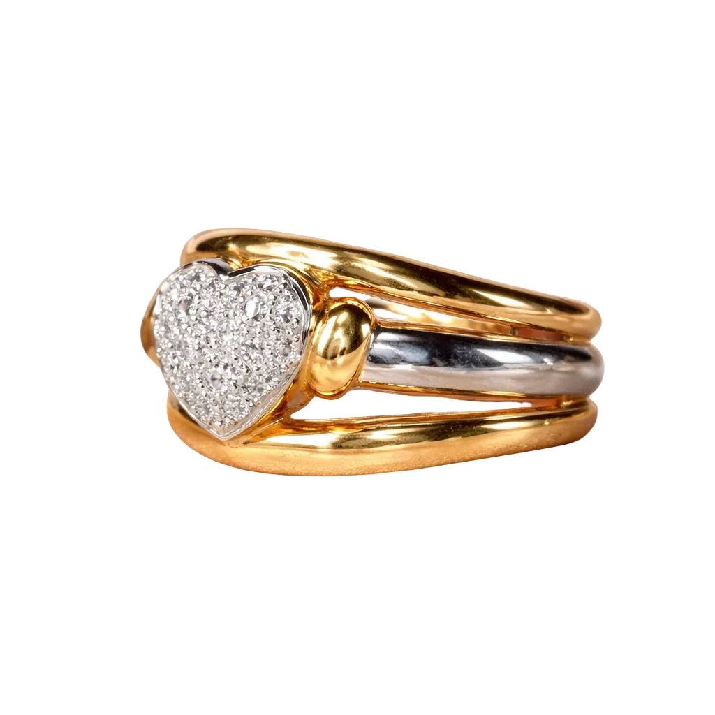 2604 K18 Ring Diamond 9.2g