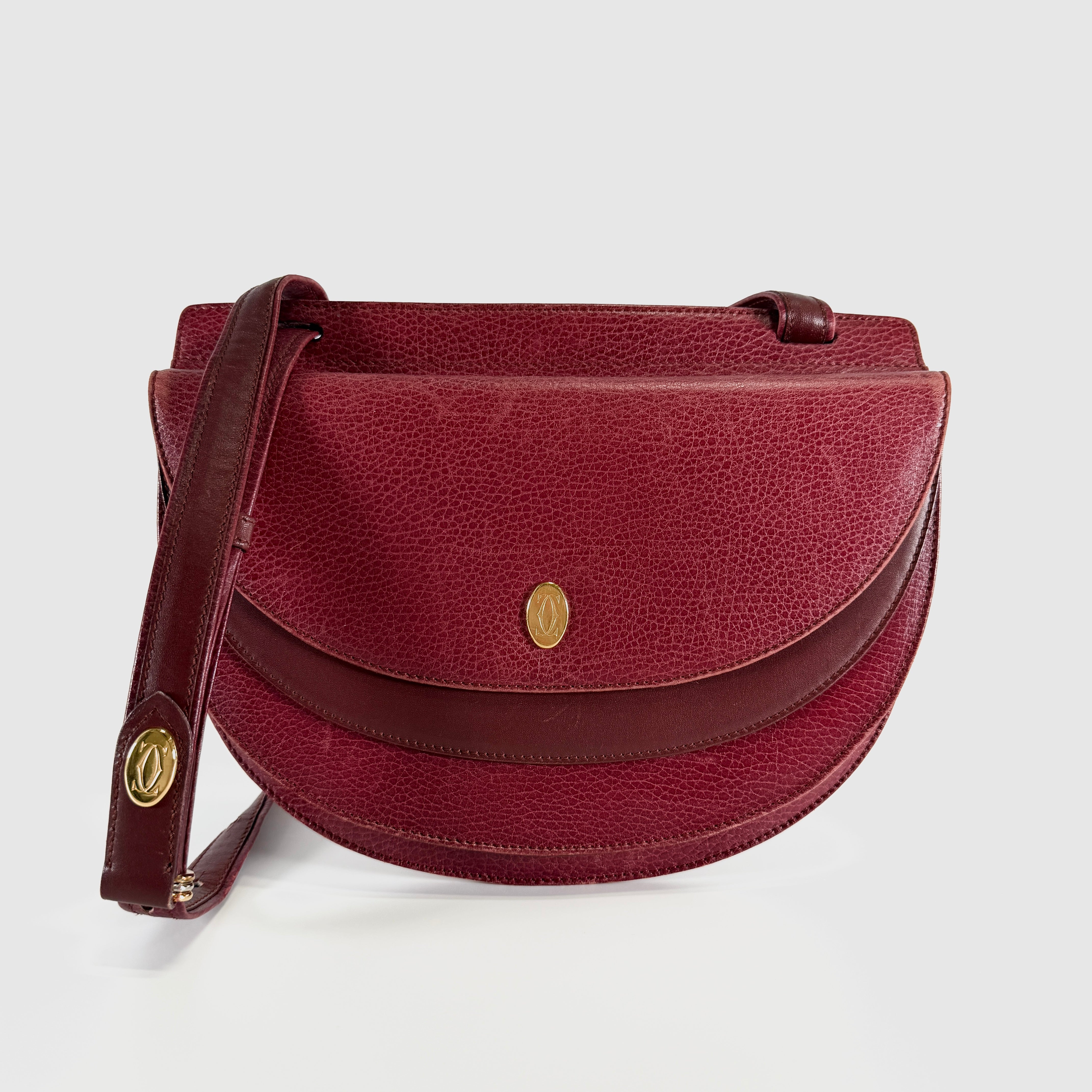 2606 secondhand CARTIER mustline Shoulder bag