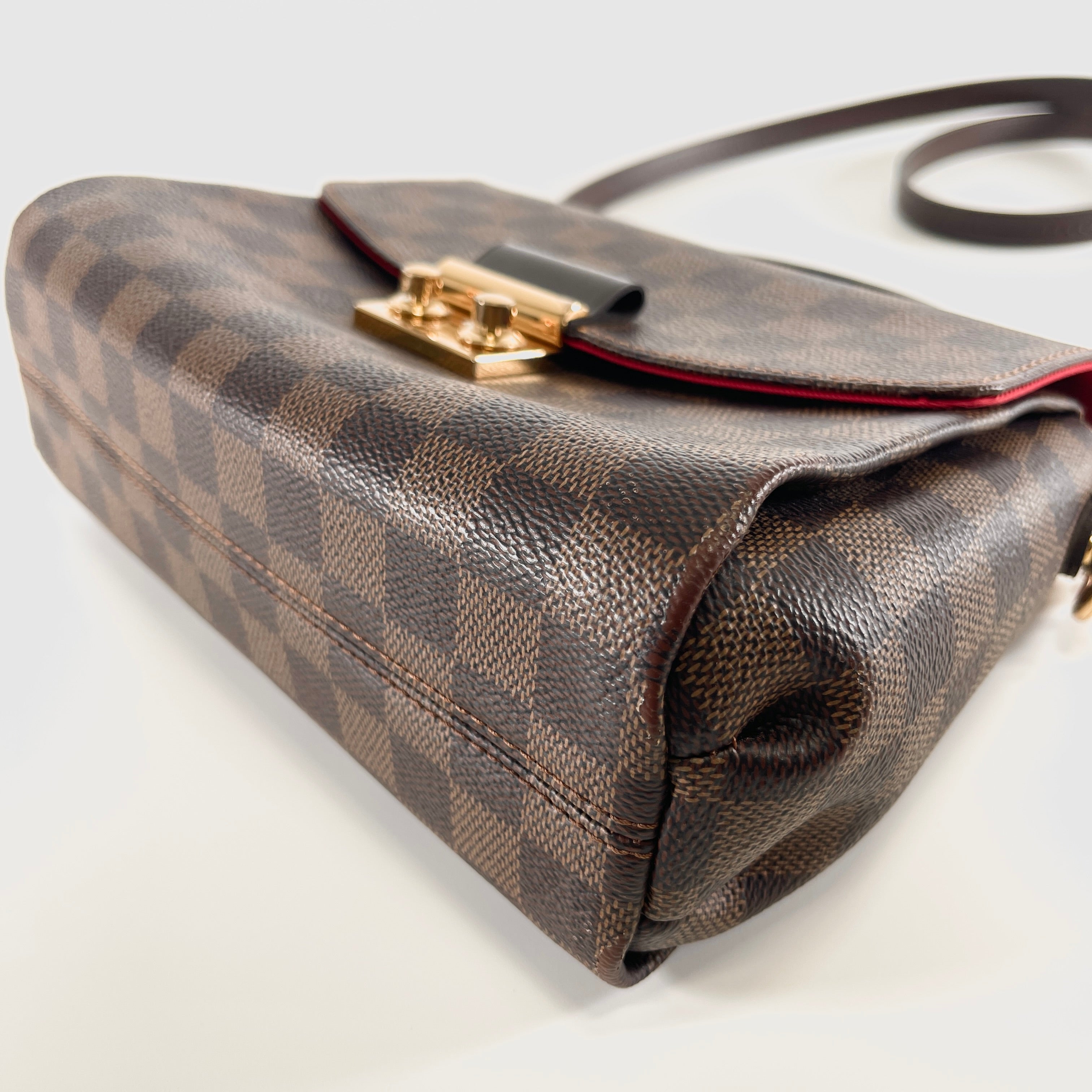 2606 secondhand LV Damier Croisette N53000 FL3260 Brown RFID