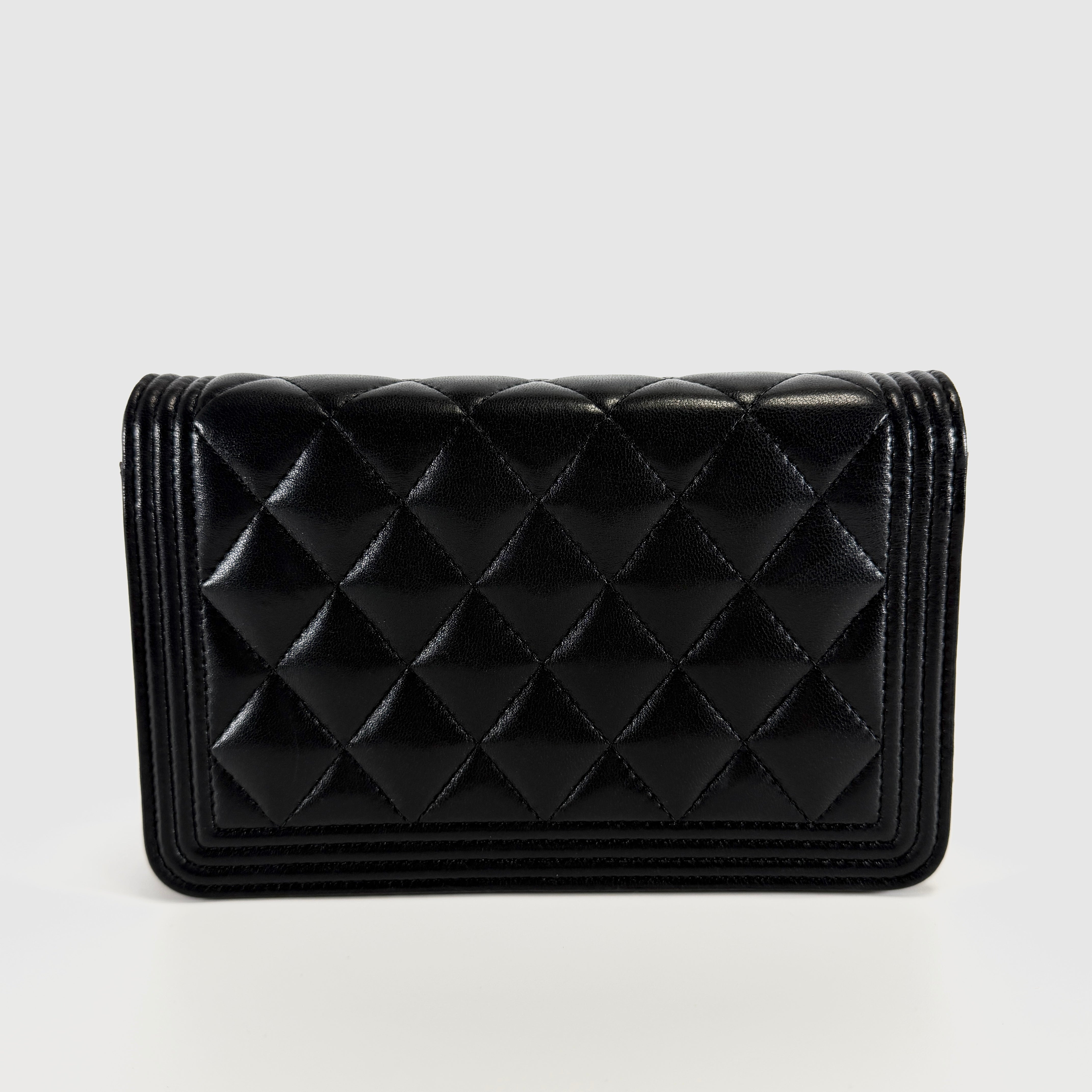 2606 secondhand CHANEL Boy Chain Wallet