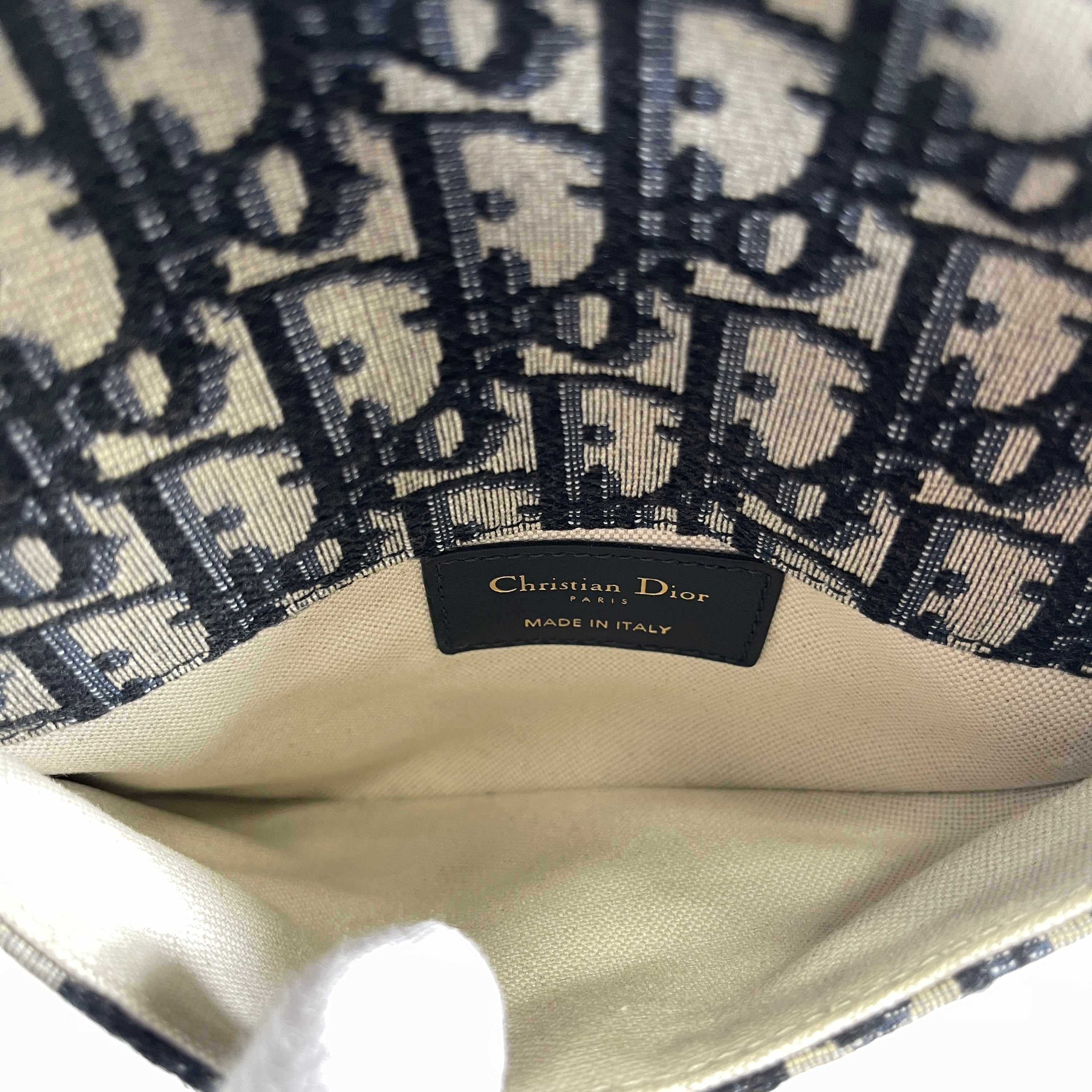 2605 secondhand CD of leak saddle canvas Waist pouch Navy