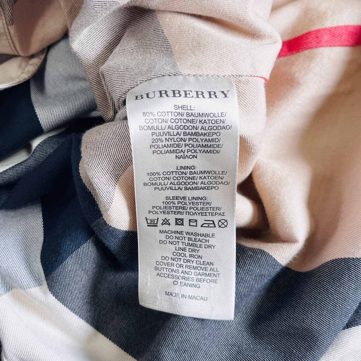 2606 secondhand BURBERRY coat