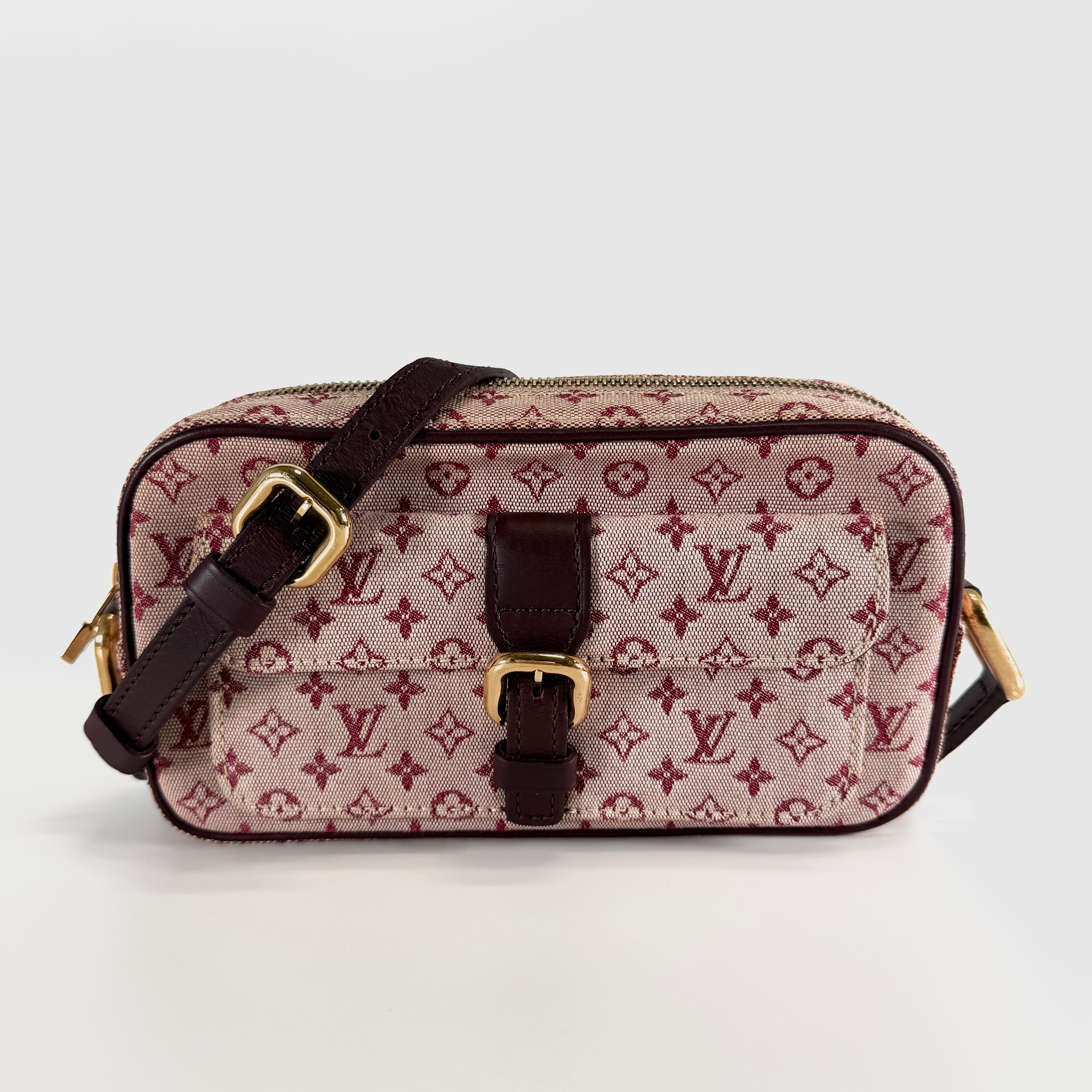 2607 secondhand LV Monogram Mini Juliet M92219 TH0042 Red
