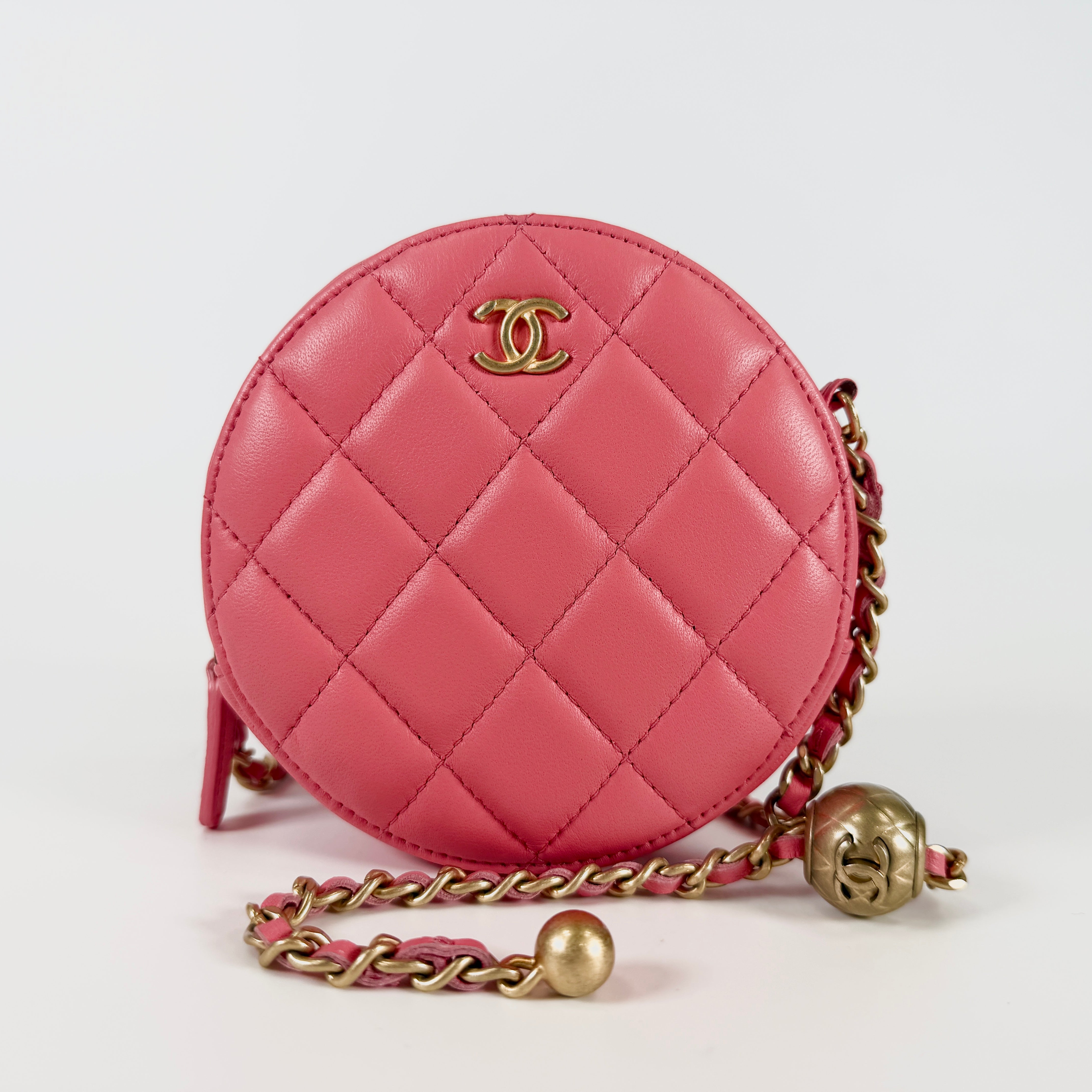 2606 secondhand CHANEL round Coco ball Chain Shoulder Bag