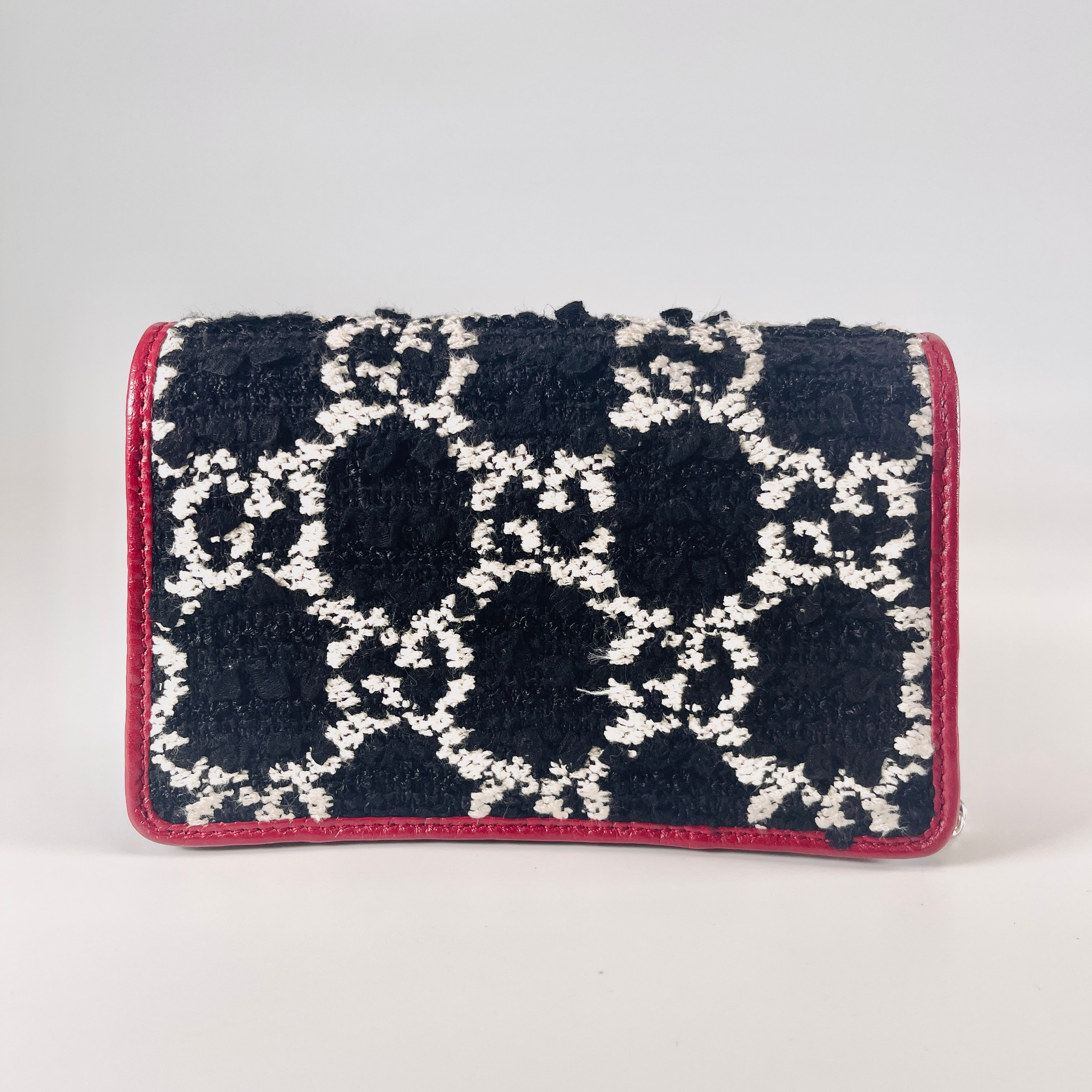 2604 secondhand GUCCI Dionysus GG wool Chain Shoulder Bag