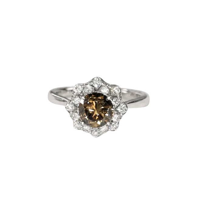 2606 secondhand Pt950 D1.013/0.20ct 6.11ｇ