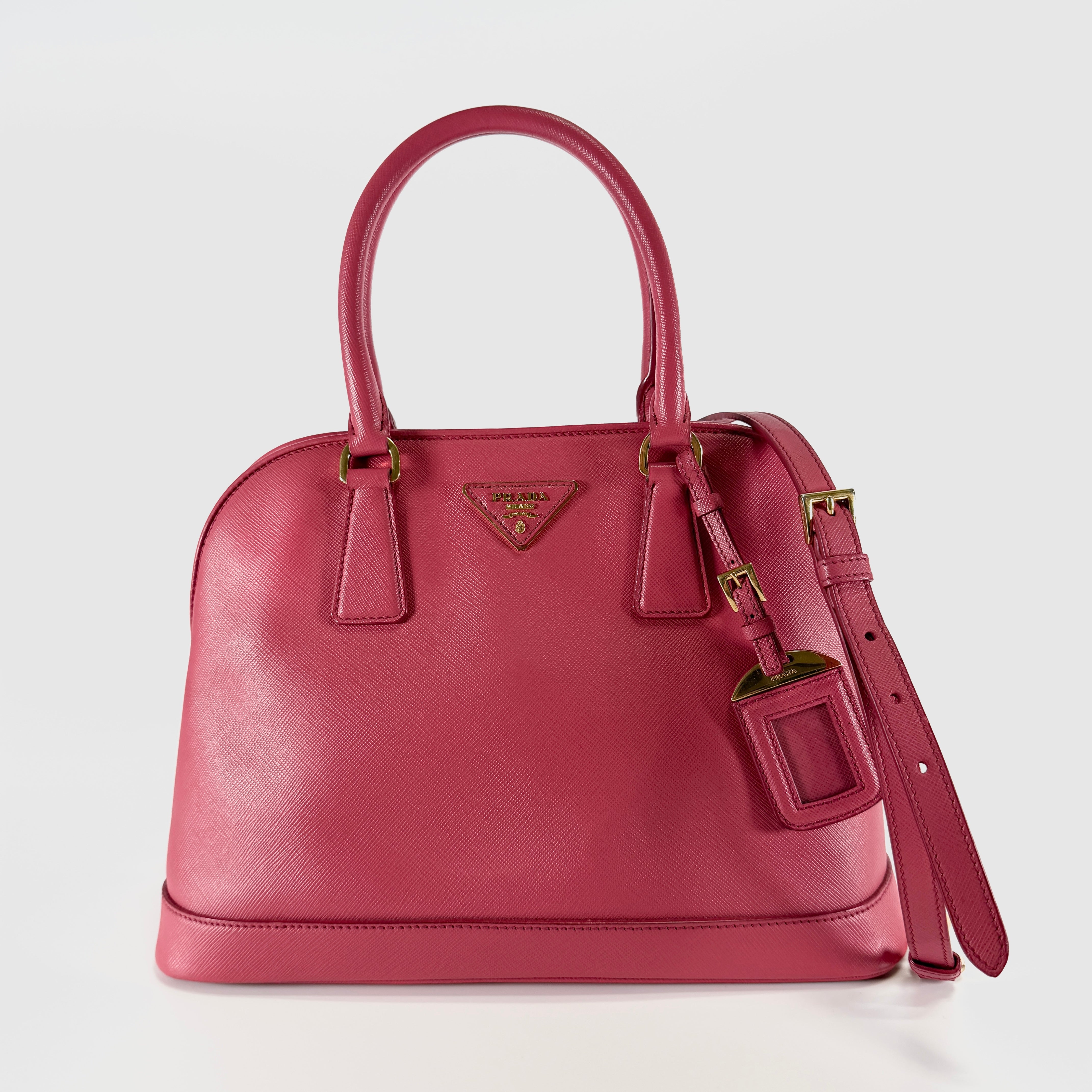2605 secondhand PRADA hand bag PEONIA
