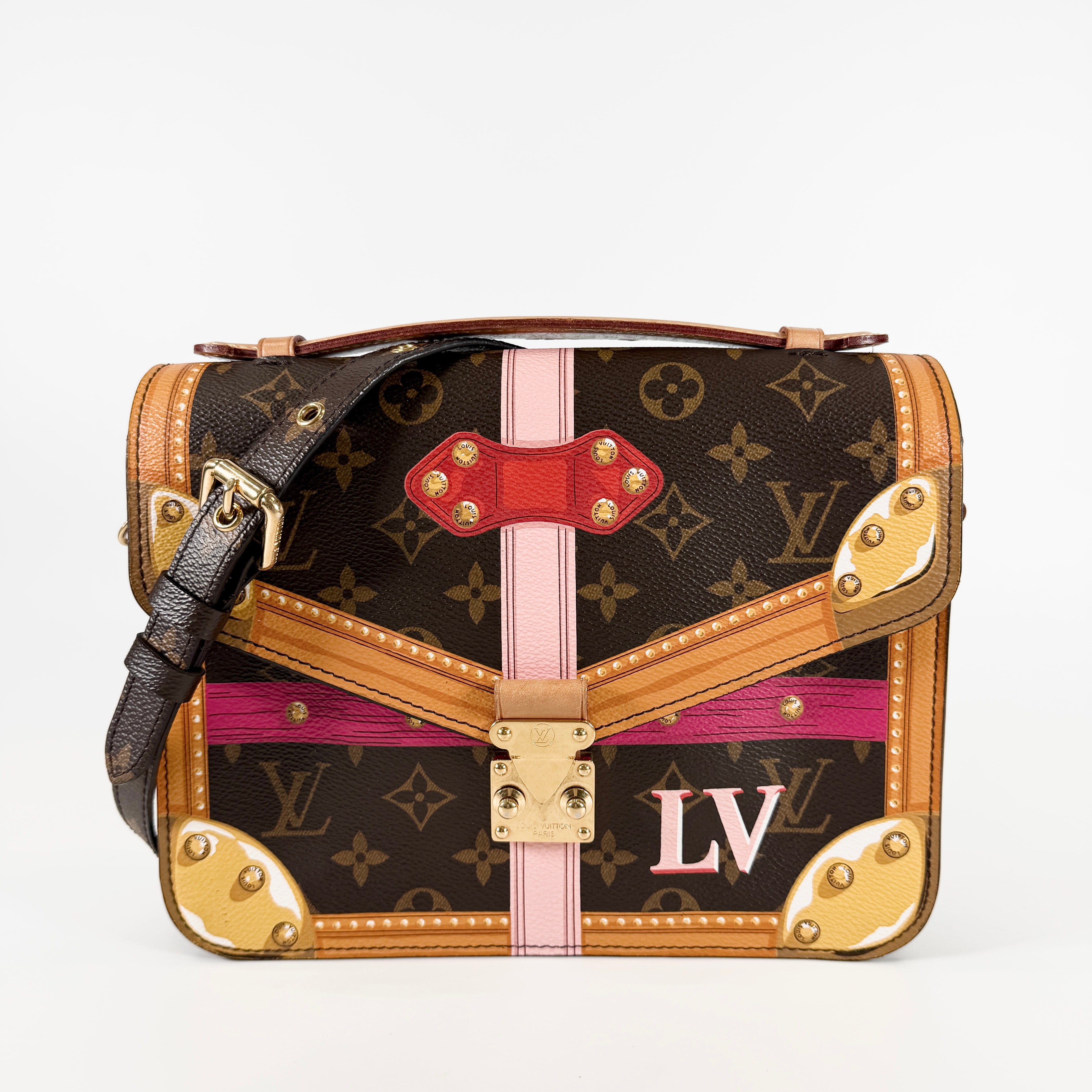 2605 secondhand LV Monogram M43628 trunk Pochette Metis DR2168