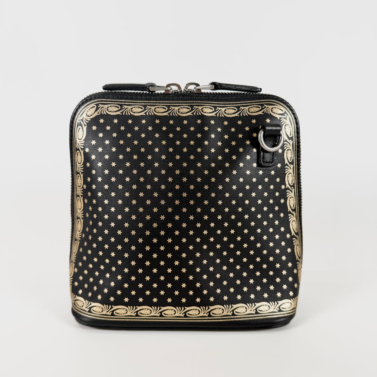 2607 secondhand GUCCI 511189 SEGA Collaboration GUCCY Shoulder bag black leather 2