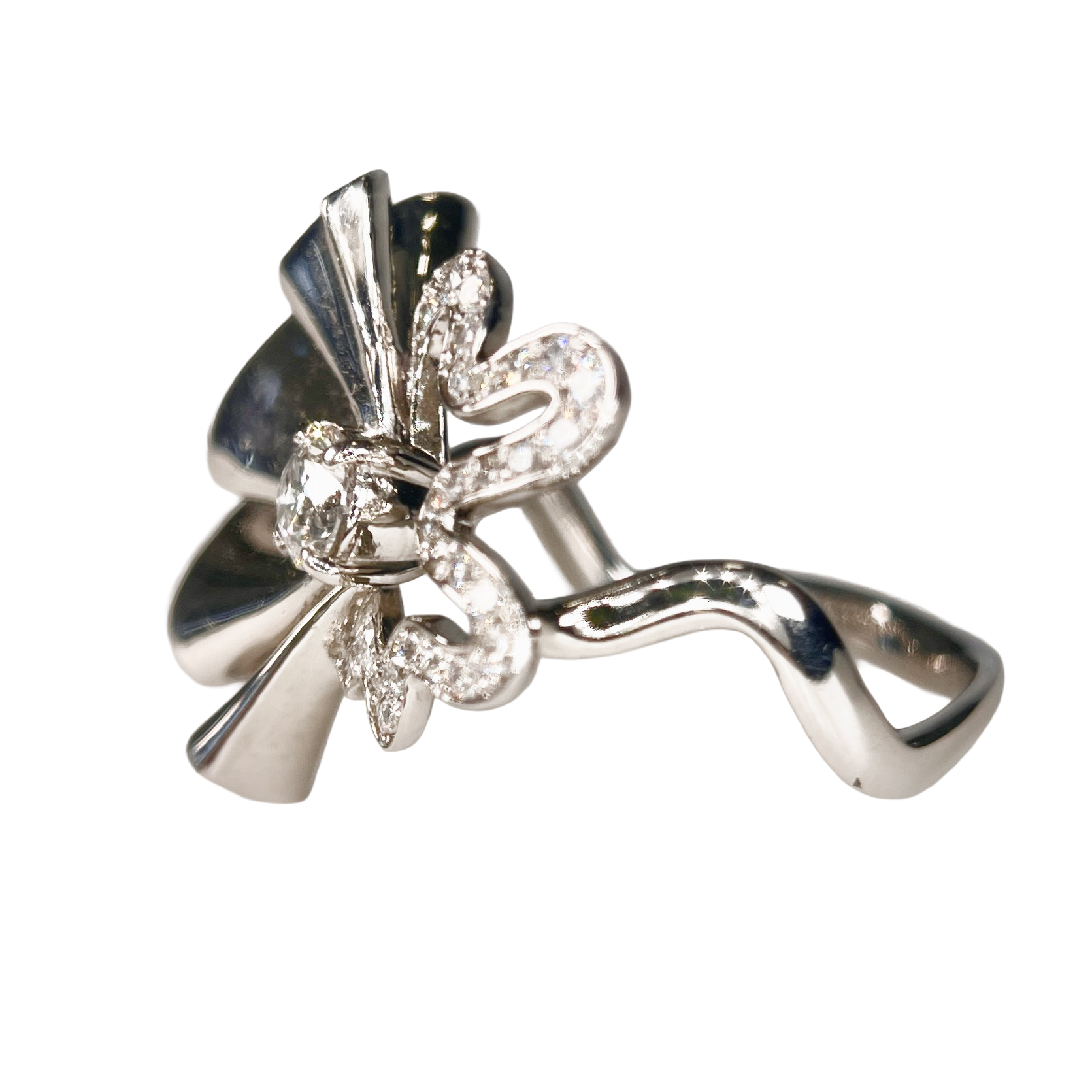 2603 secondhand Pt900 D0.312ct/0.47ct 12.06ｇ