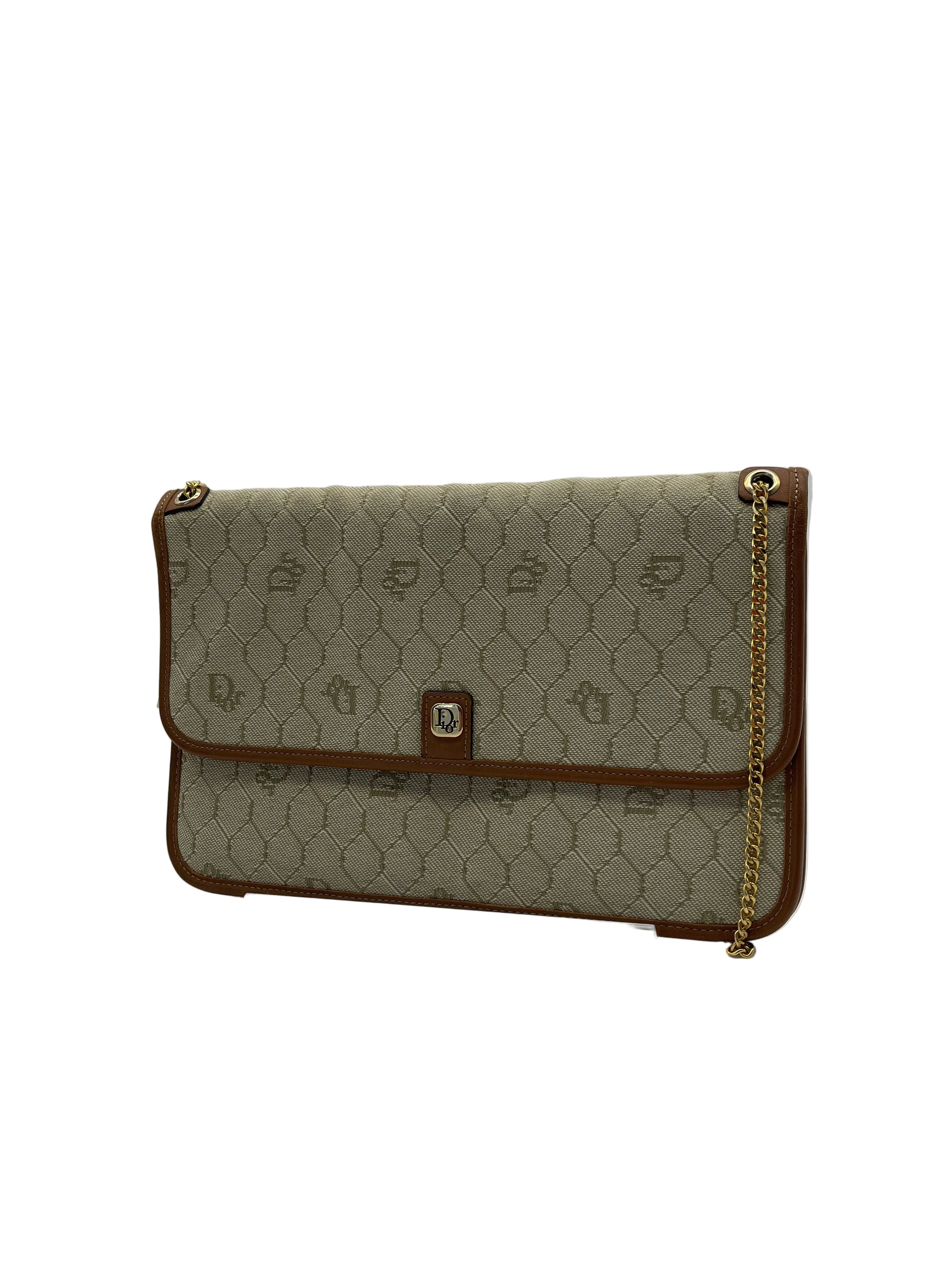 2511 CD Dior Honeycomb Chain Shoulder Bag