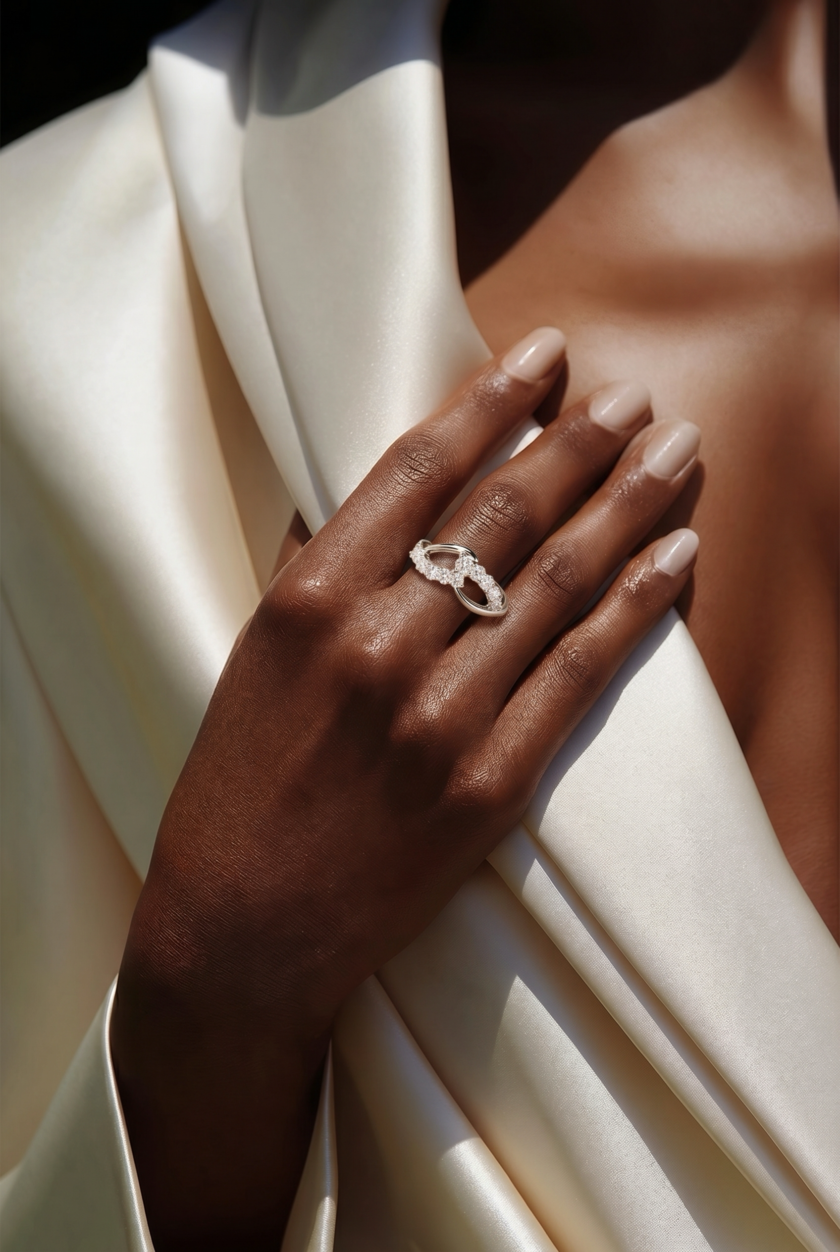 2604 PtRing D0.55ct 3.9g