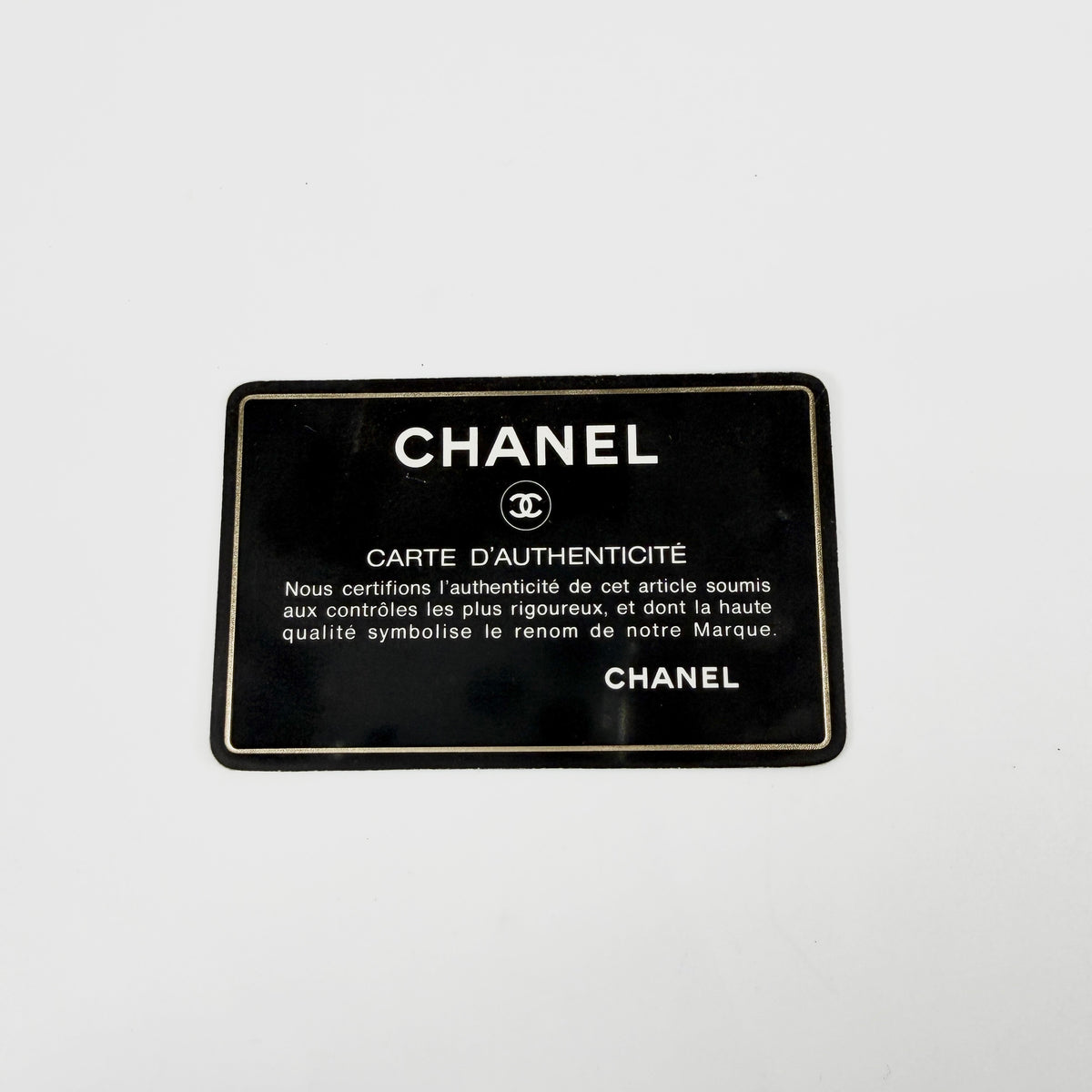 2607 secondhand CHANEL bag Lamb BLACK