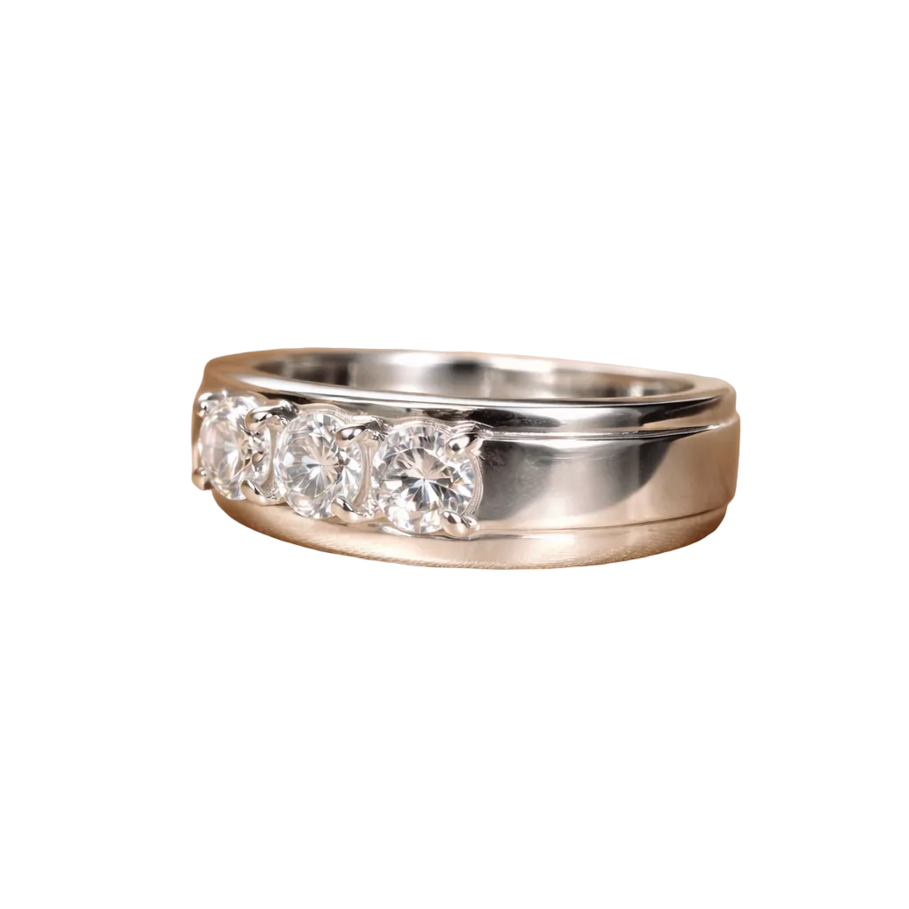 2604 K18WG Ring D0.76ct 8.6g