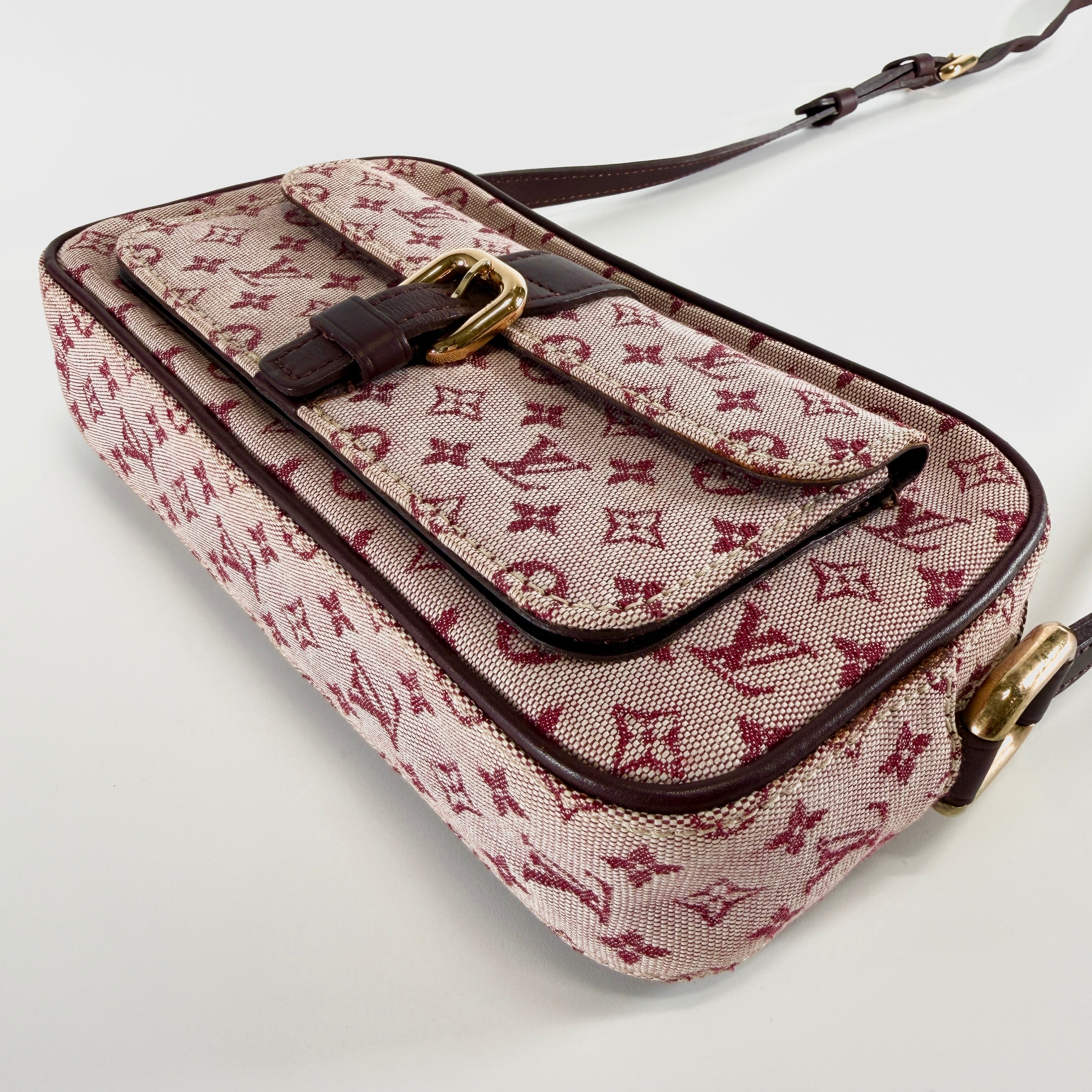 2607 secondhand LV Monogram Mini Juliet M92219 TH0042 Red