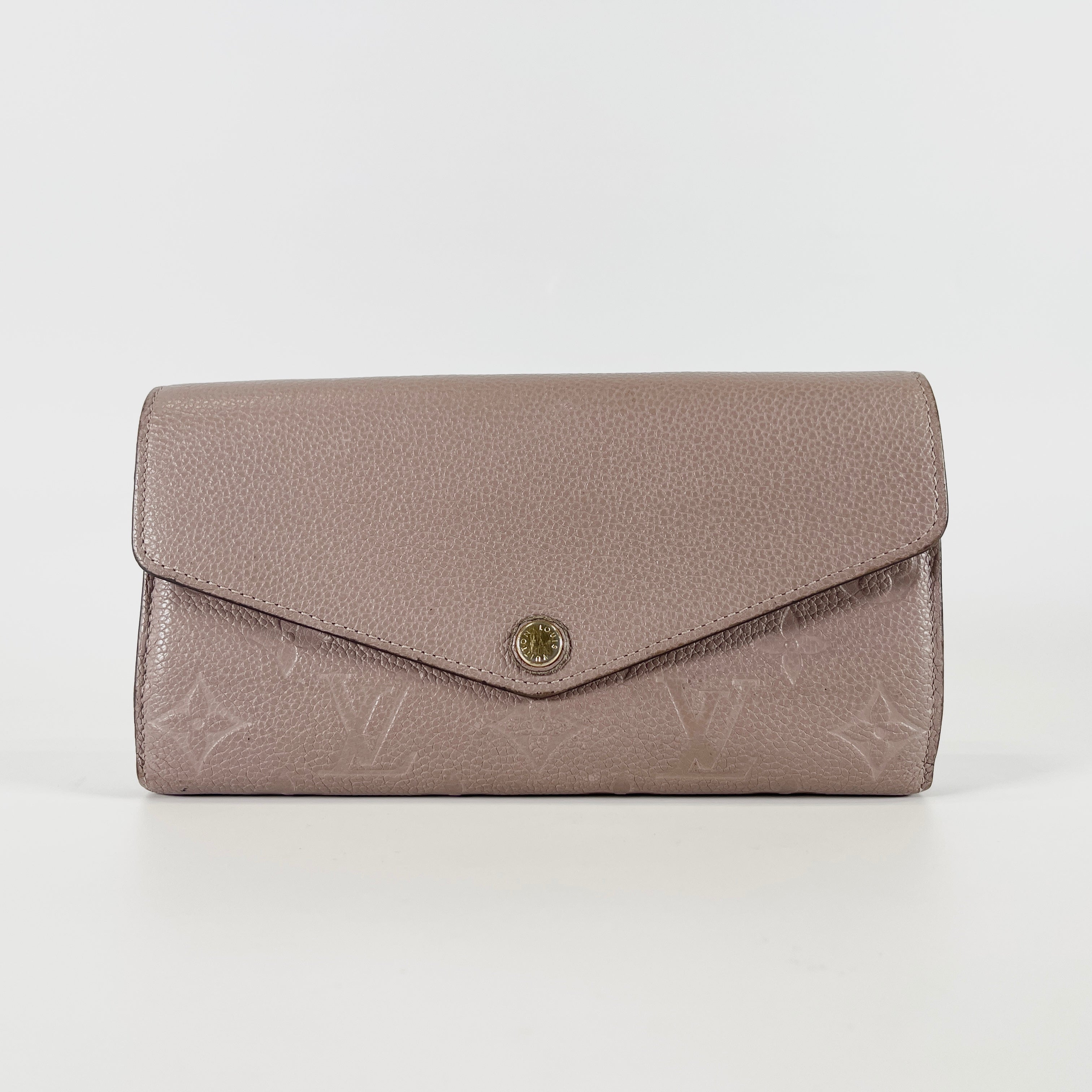 2605 secondhand LV Monogram Empreinte Portefeuille Sarah