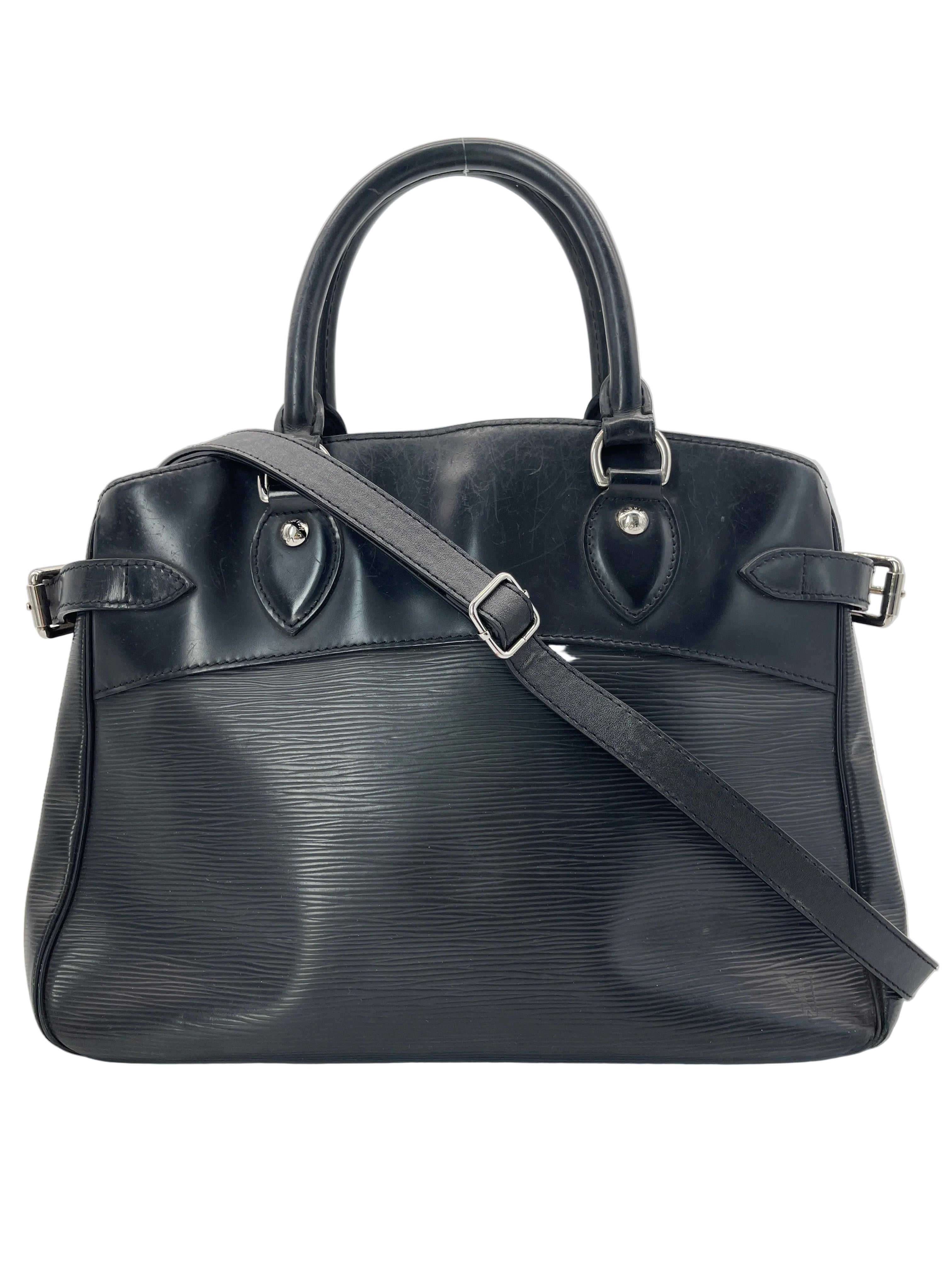 2510 Louis Vuitton Bag Passy PM Noir Epi
