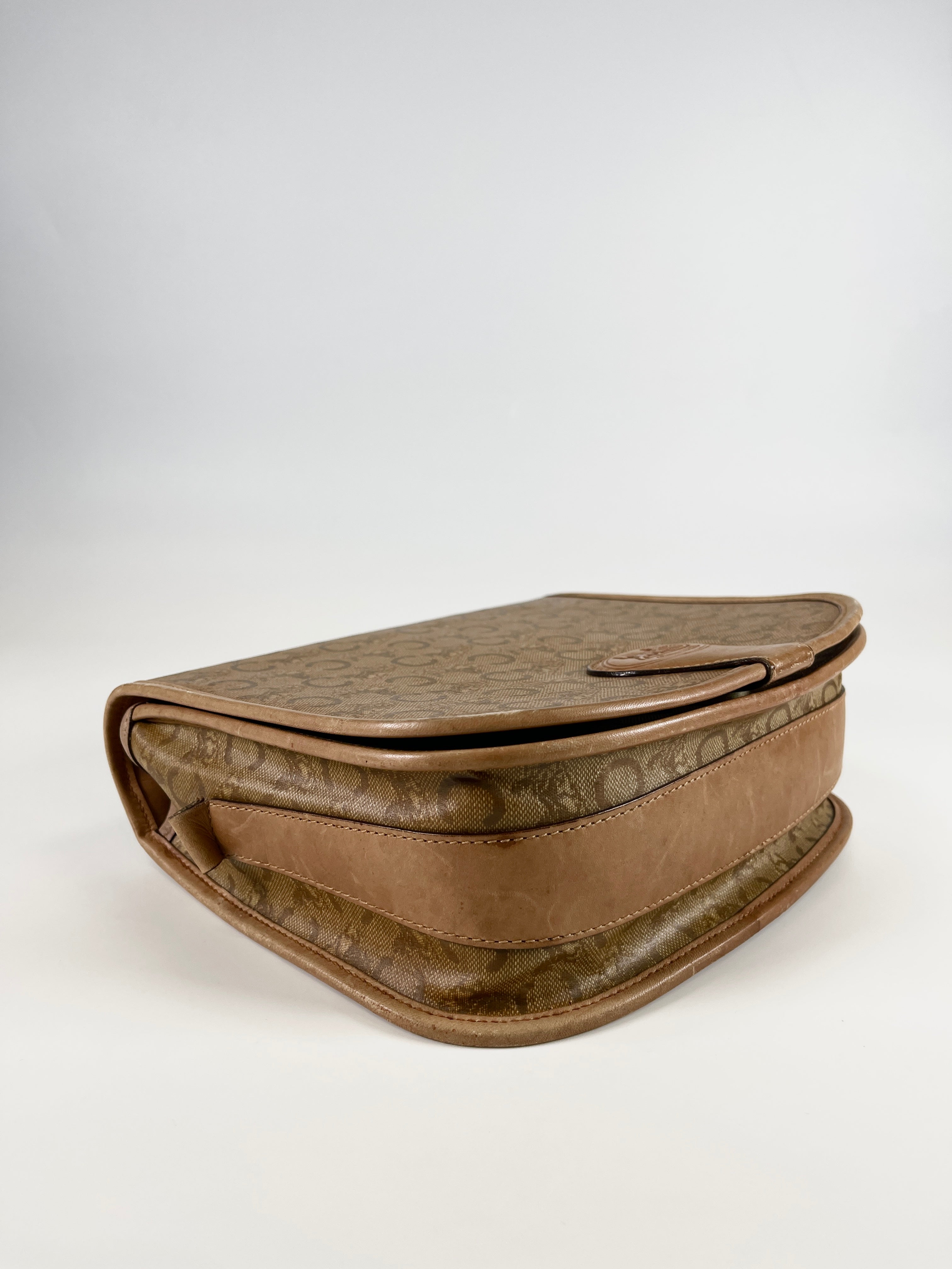 2605 secondhand CELINE C Macadam Shoulder bag