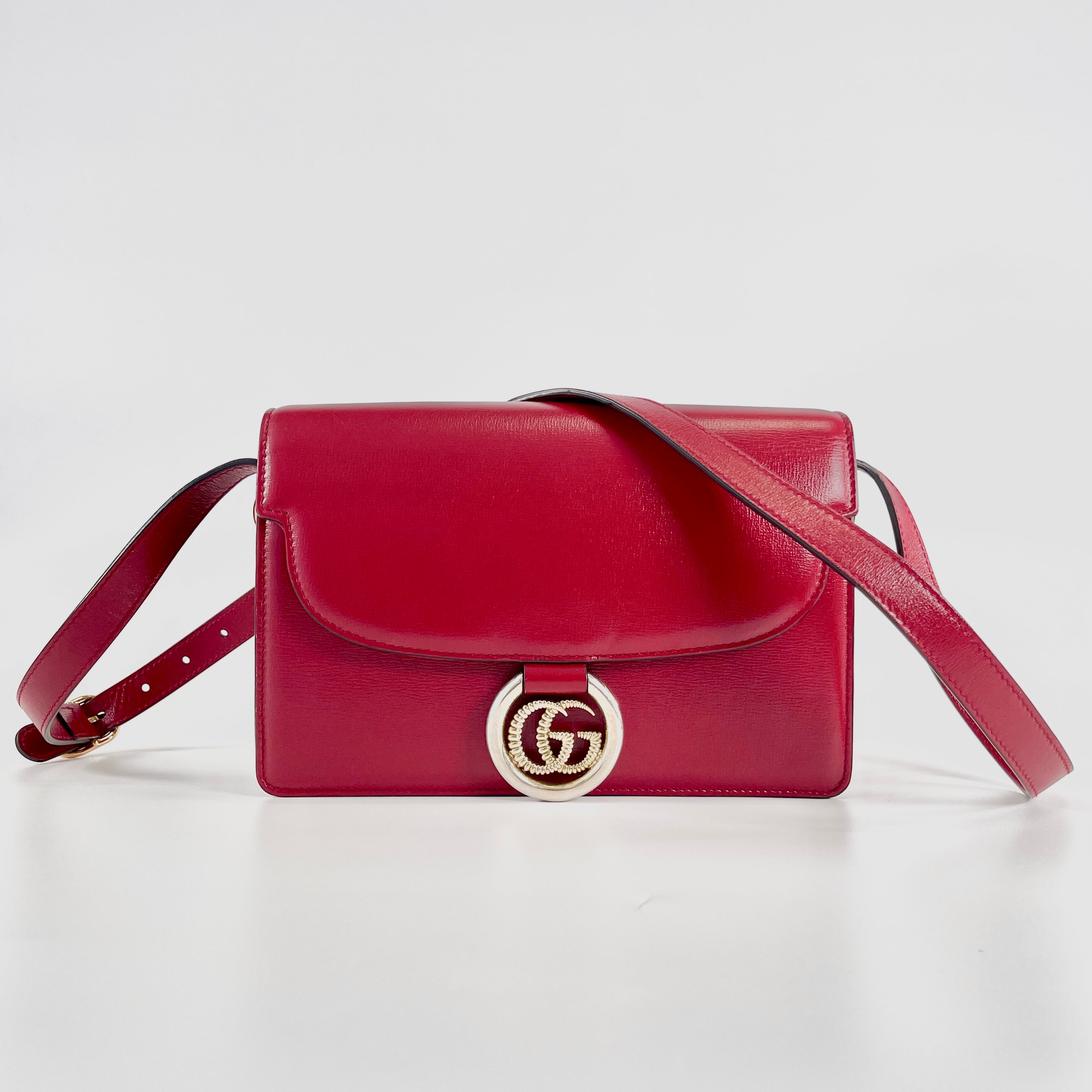 2604 secondhand GUCCI 589474 GG Marmont Shoulder bag