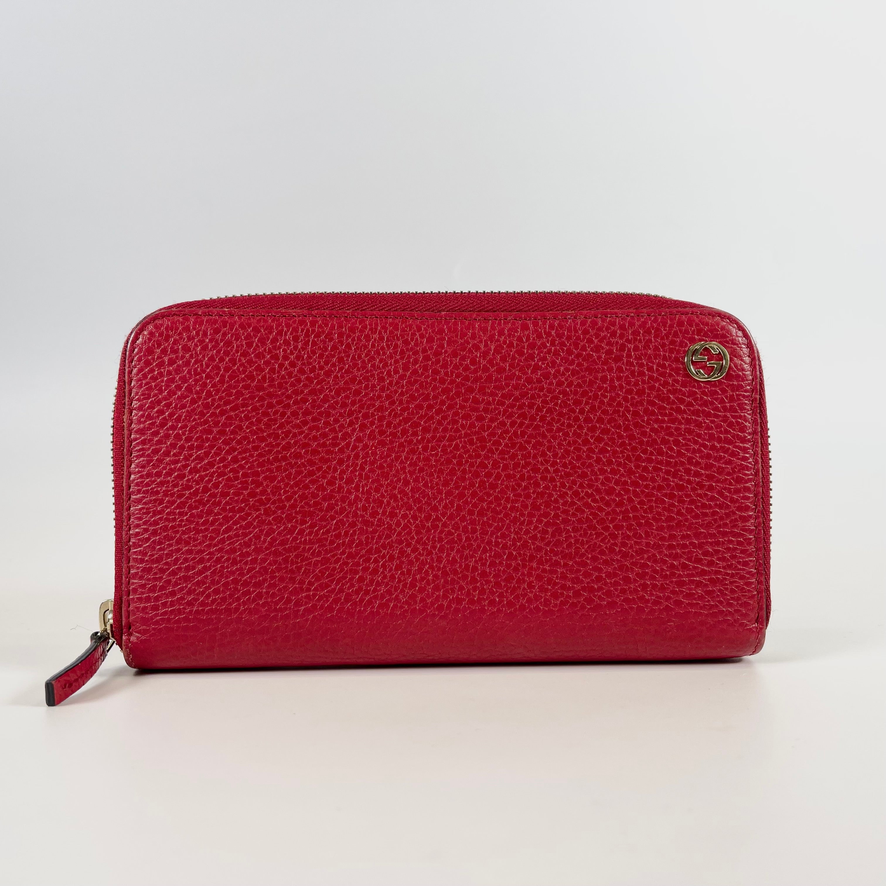 2512 secondhand  GUCCI InterlockingG zip zippywallt