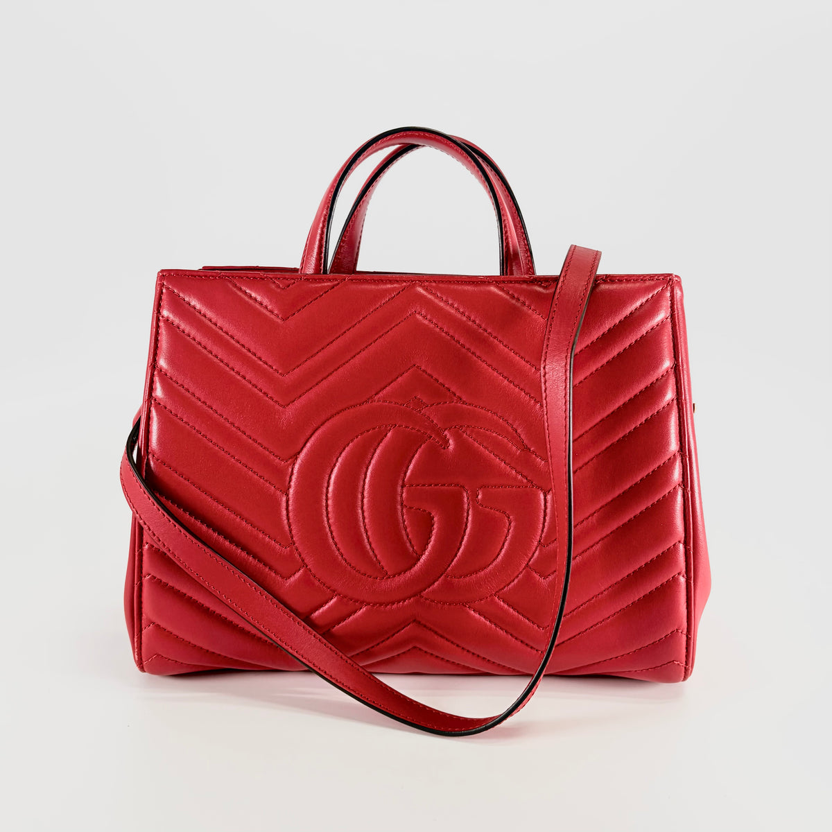 2605 secondhand GUCCI GG Marmont 2WAY hand bag