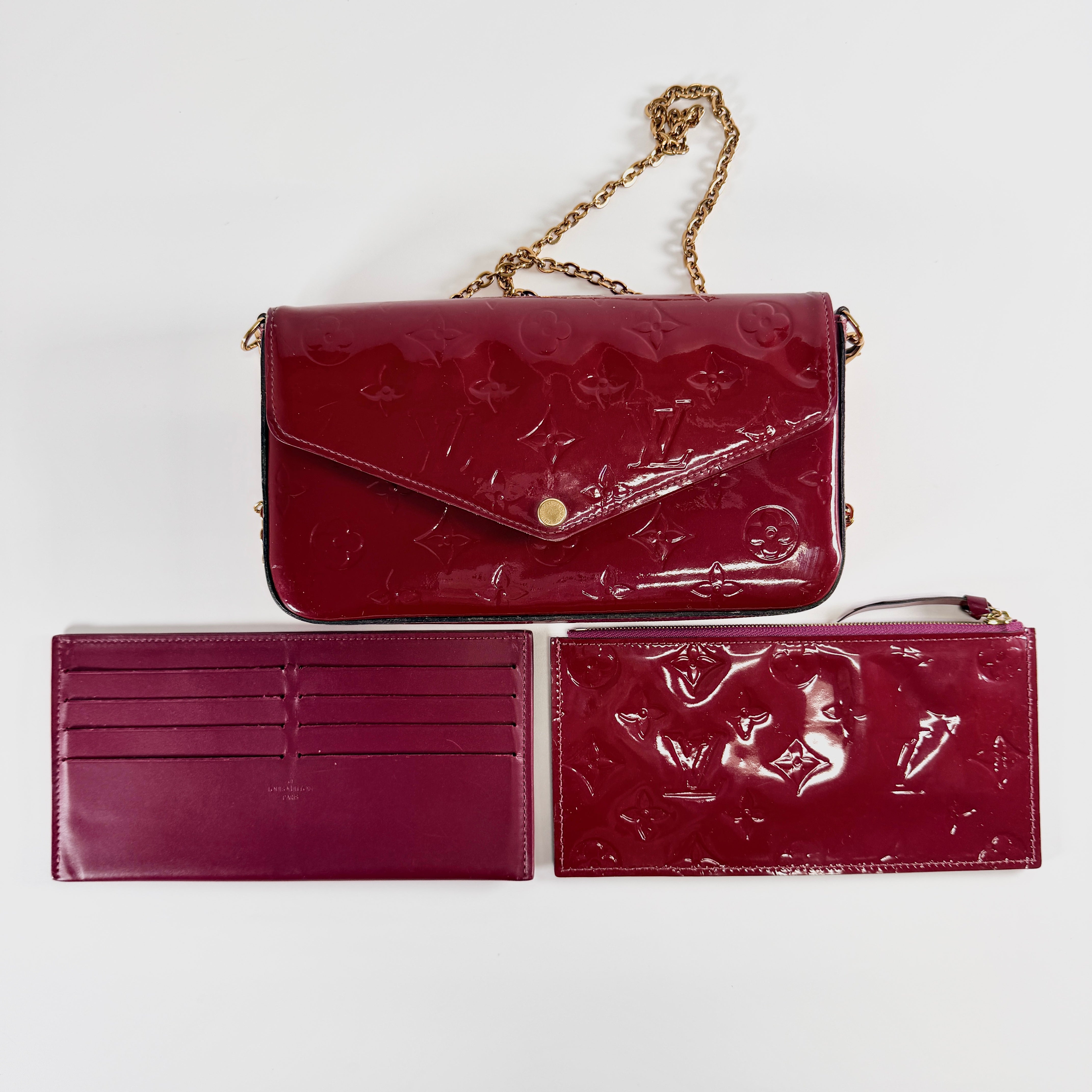 2604 secondhand LV brand bag M63700 Pochette Felicie FH4159 81