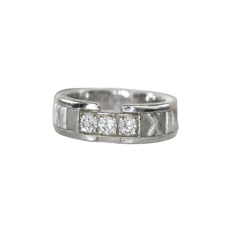 2606 secondhand T＆Co. 750 Atlas 3PD ring 6.74ｇ