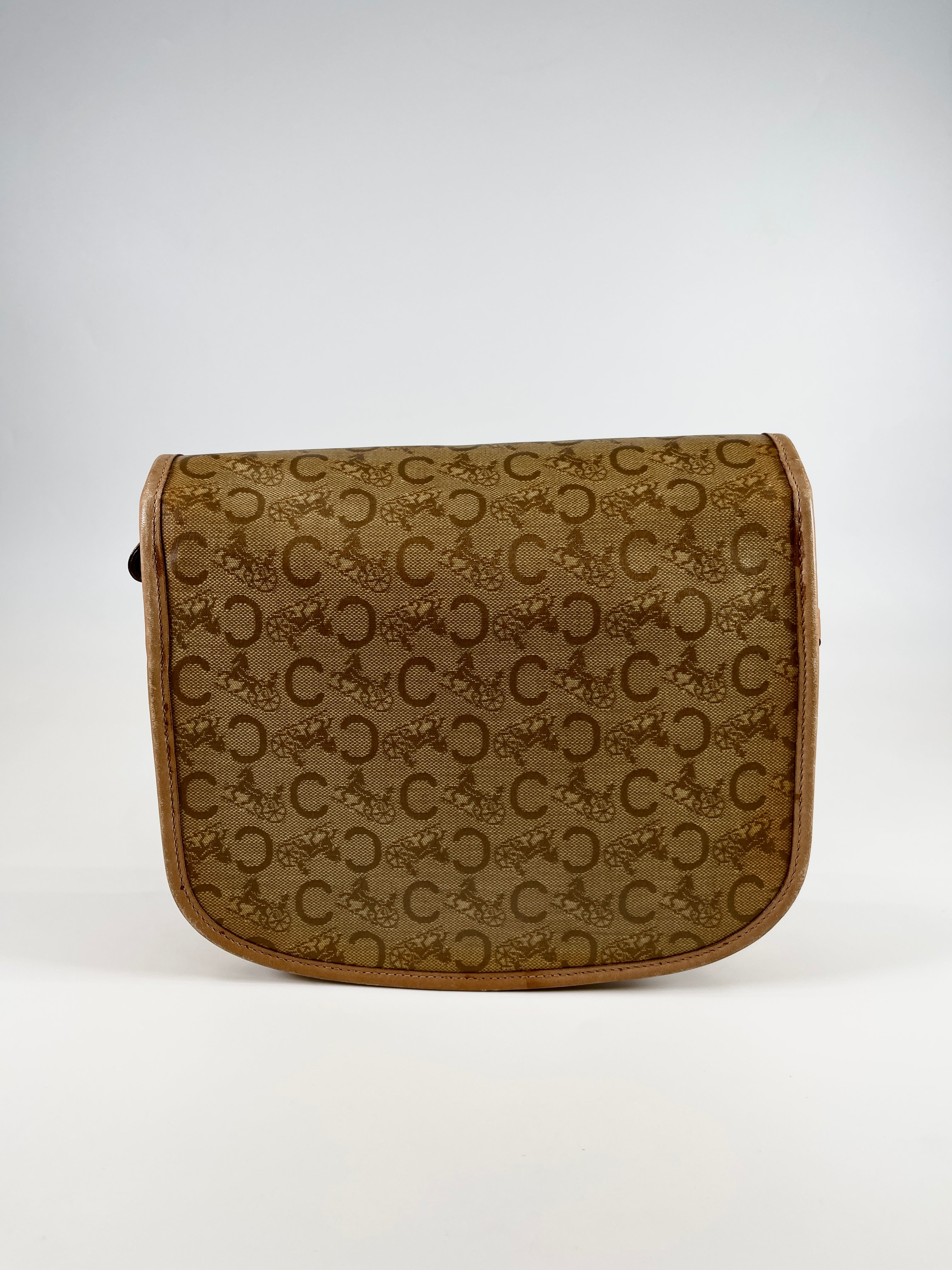 2605 secondhand CELINE C Macadam Shoulder bag