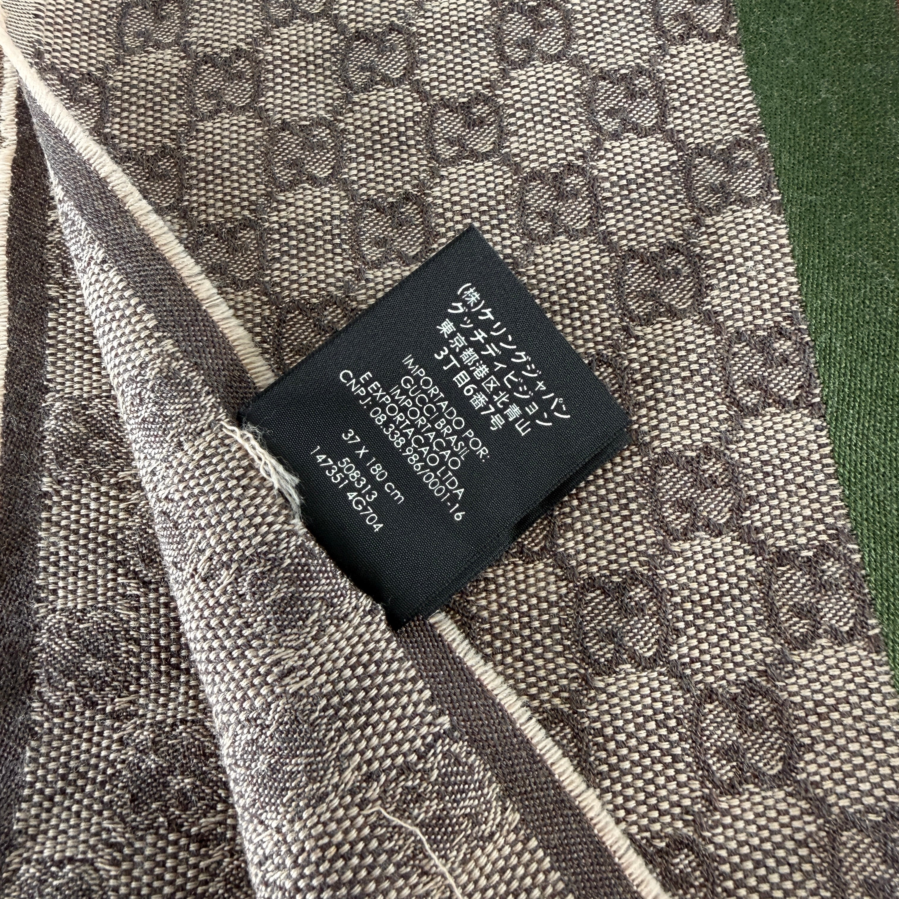 2606 secondhand GUCCI muffler Stole 147351 4G704