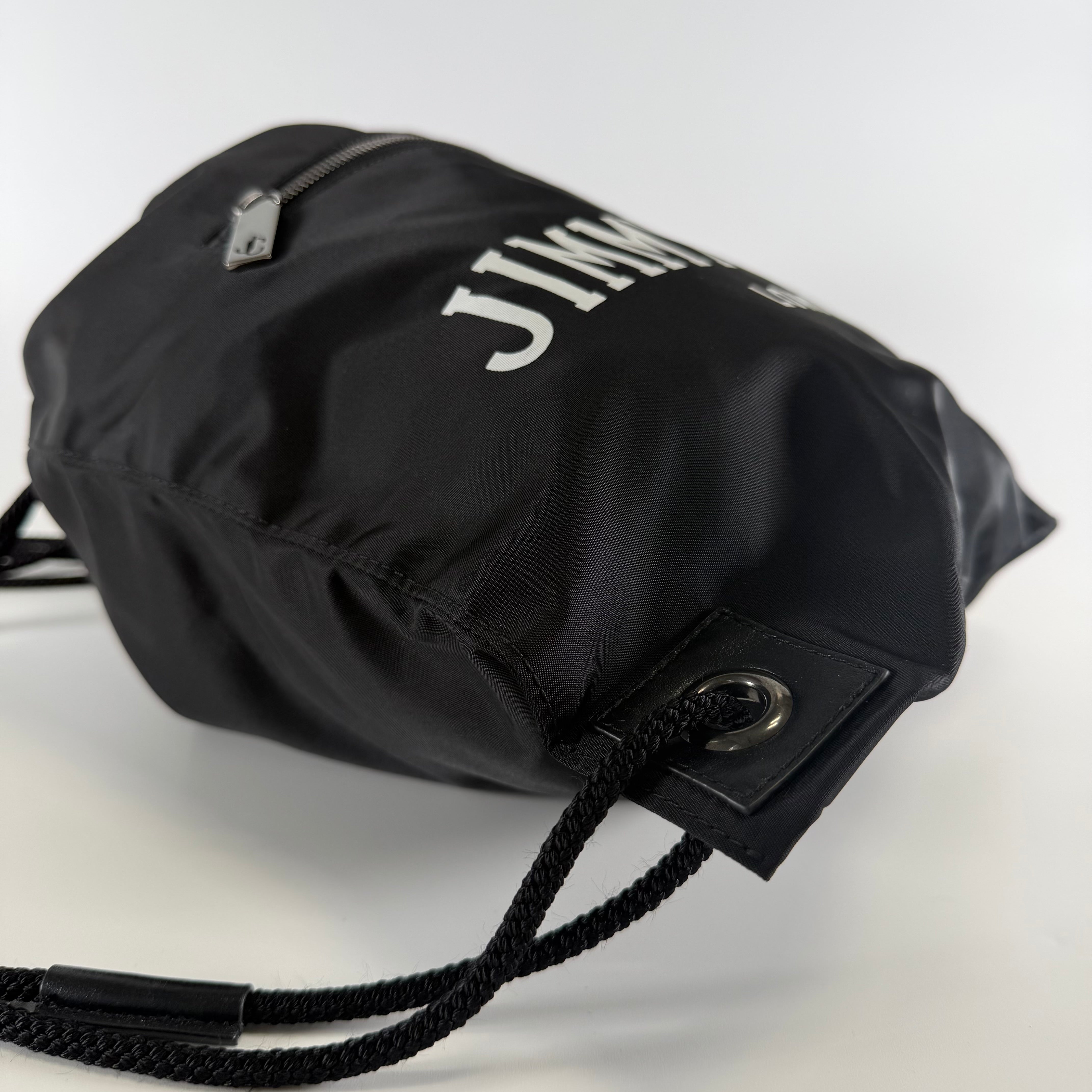 2608 secondhand JIMMYCHOO backpack nylon black B
