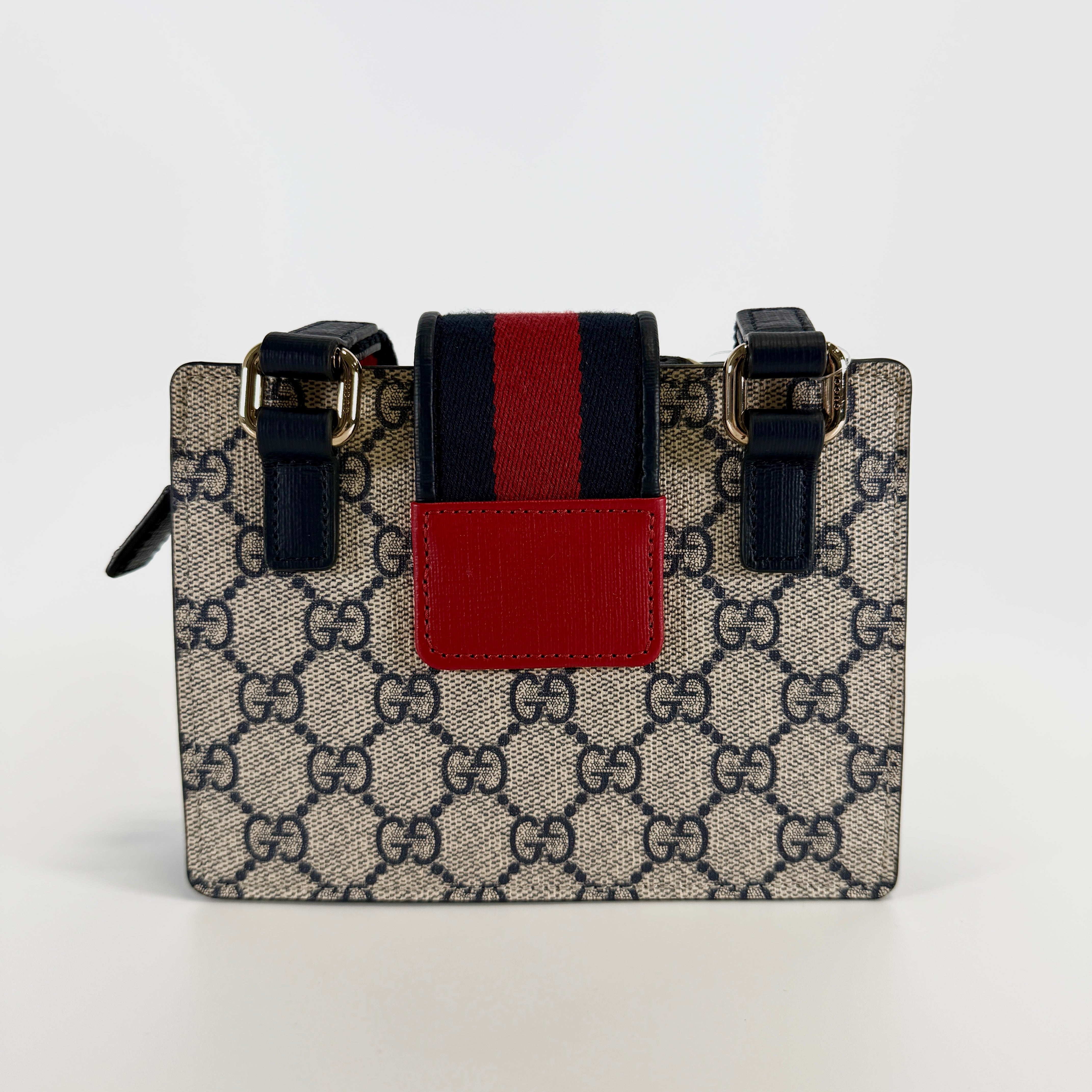 2605 secondhand GUCCI bag mini Shoulder bag 793830/ Children's Navy /GG Supreme