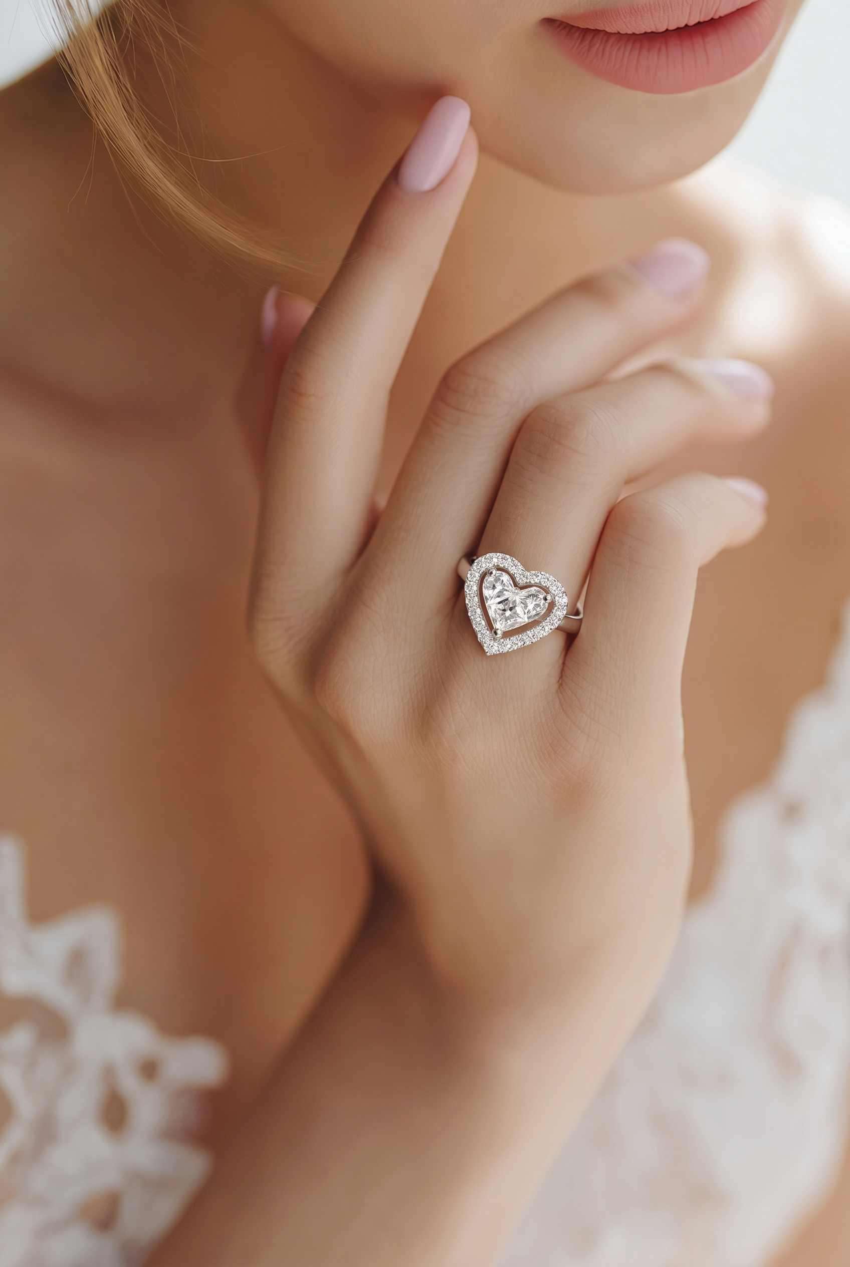 2604 K18 Ring D0.32ct/0.19ct 2.4g