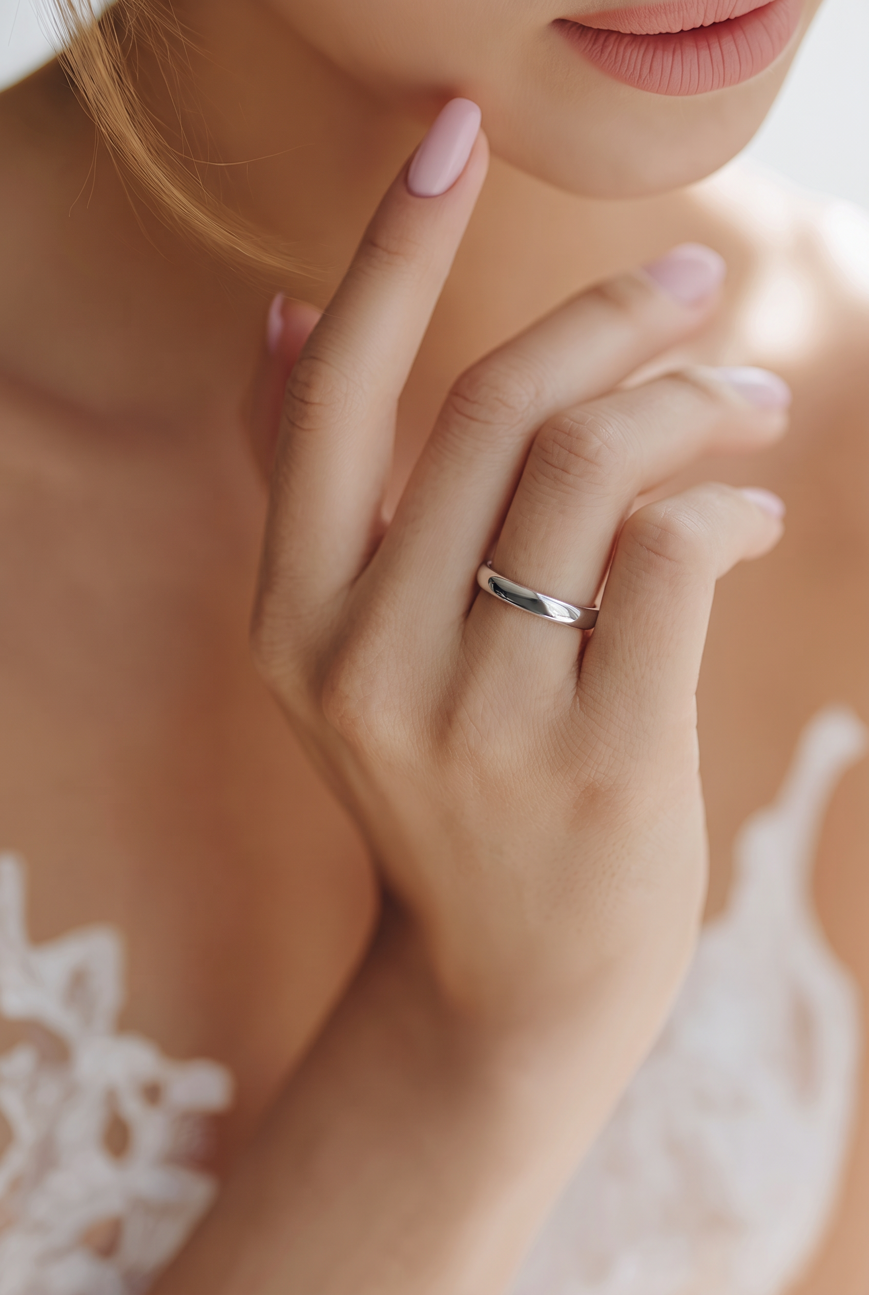 2606 secondhand 4°C Pt950 Diamond ring Total 4.0g