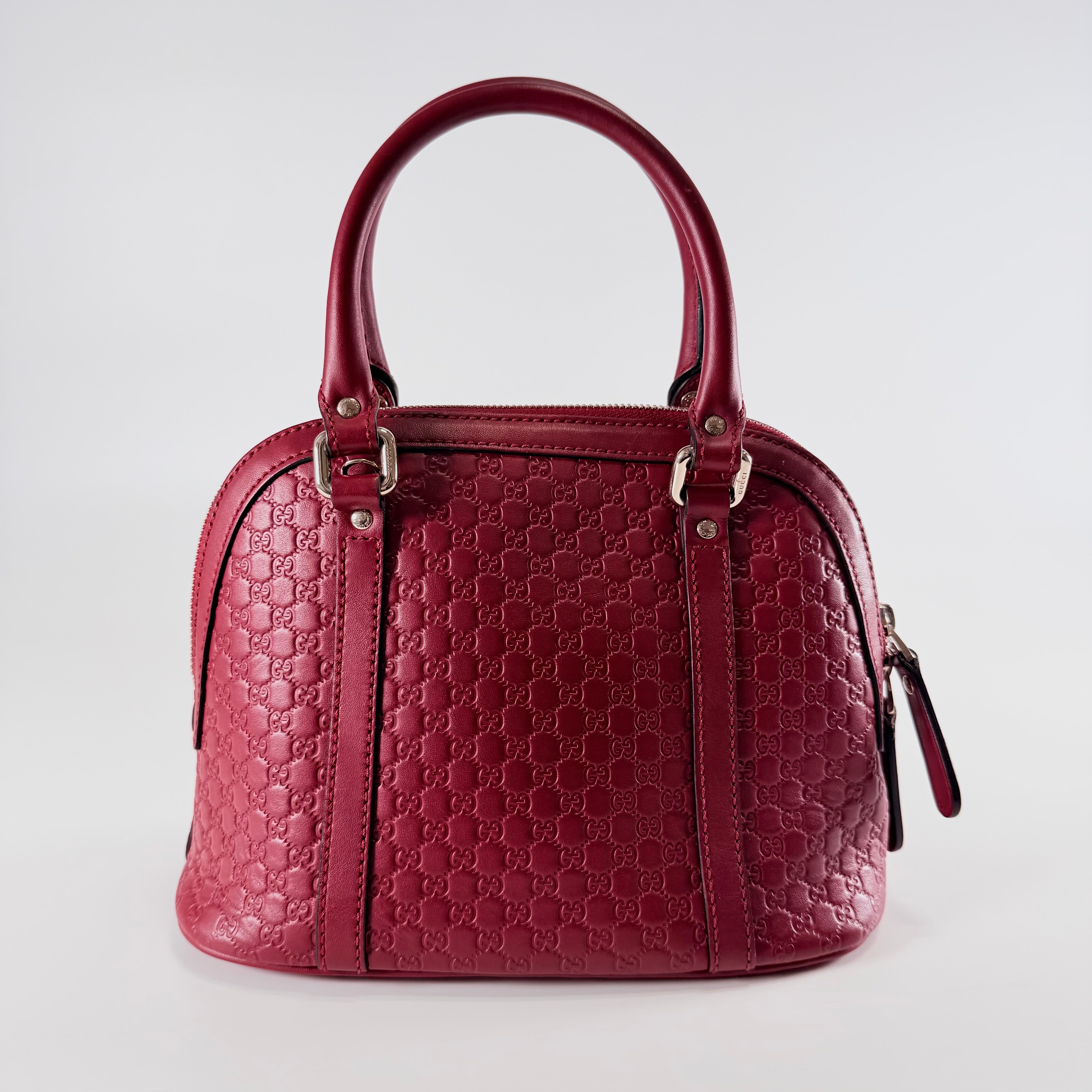2604 secondhand GUCCI hand bag Island leather The Red