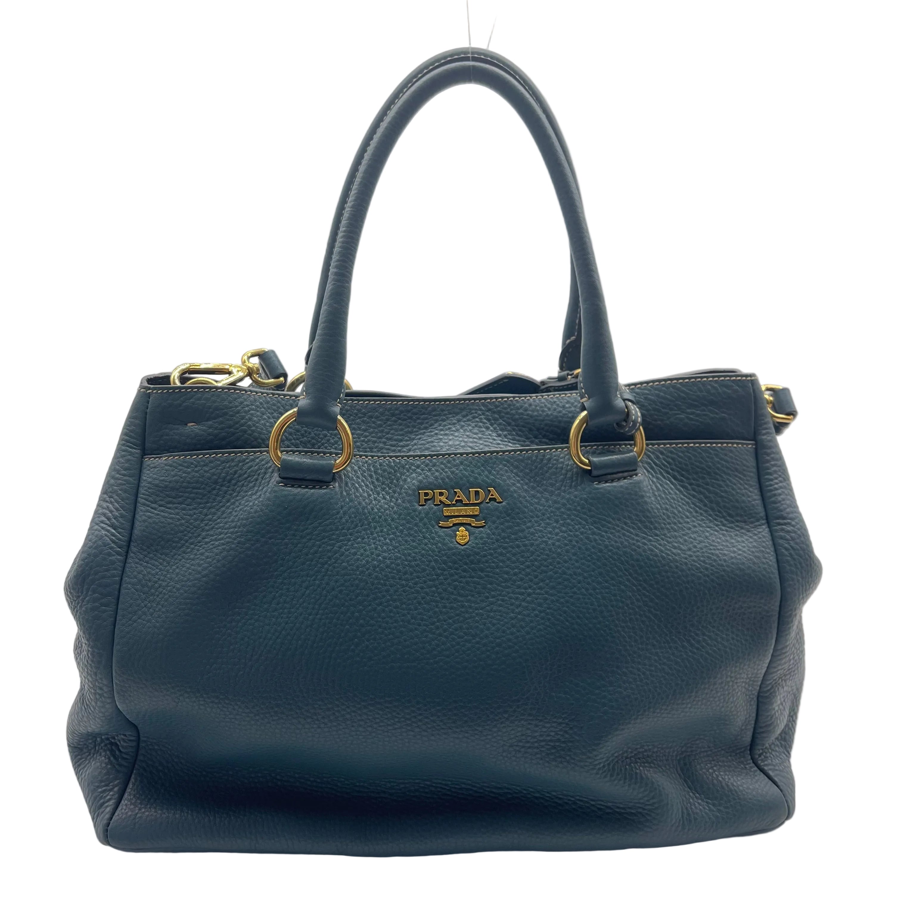 2509 PRADA Vitello Dino Leather 2-Way Handbag