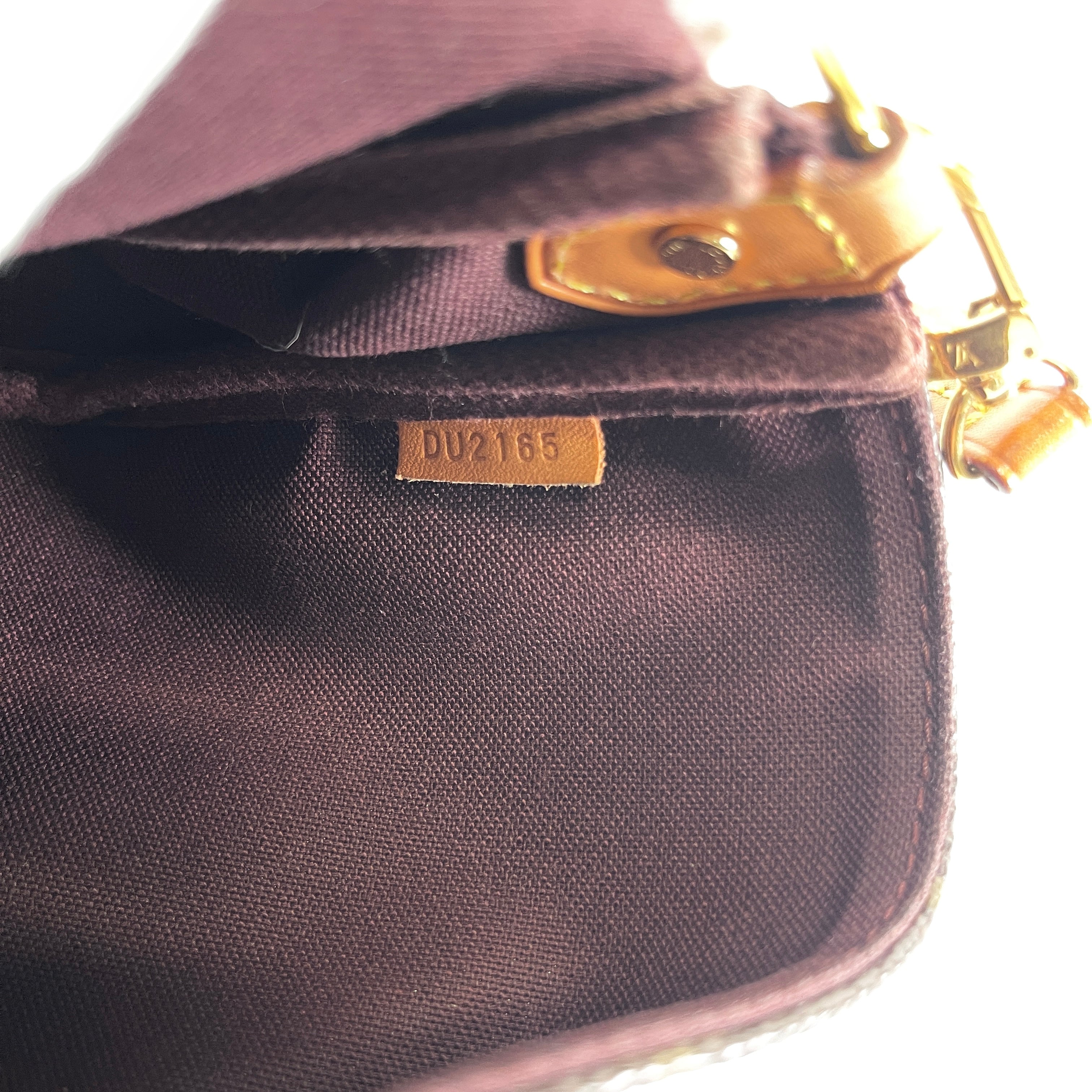 2606 secondhand LV bag Faye MM M40719/DU2165/ Monogram