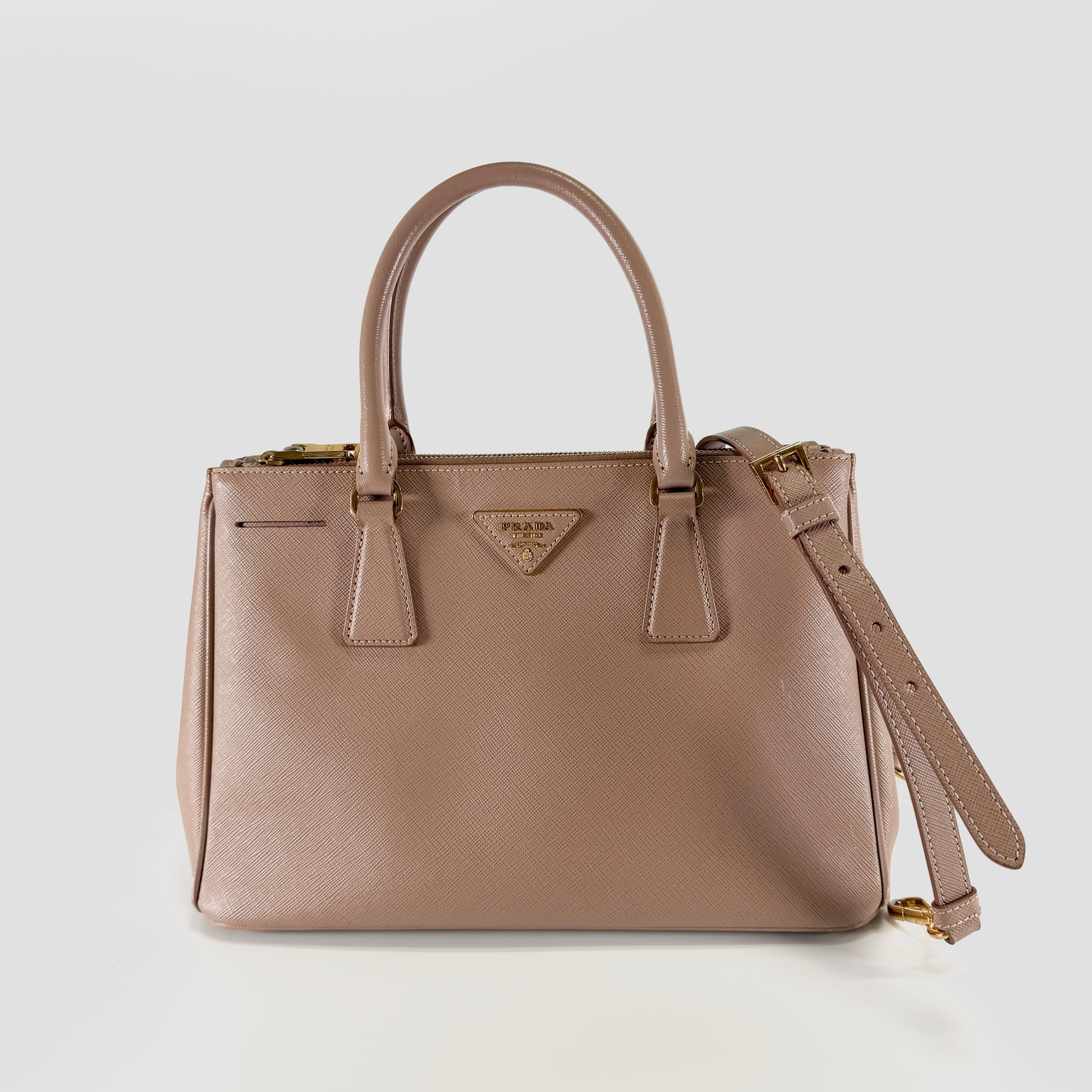 2607 secondhand PRADA Galleria 2WAY hand bag