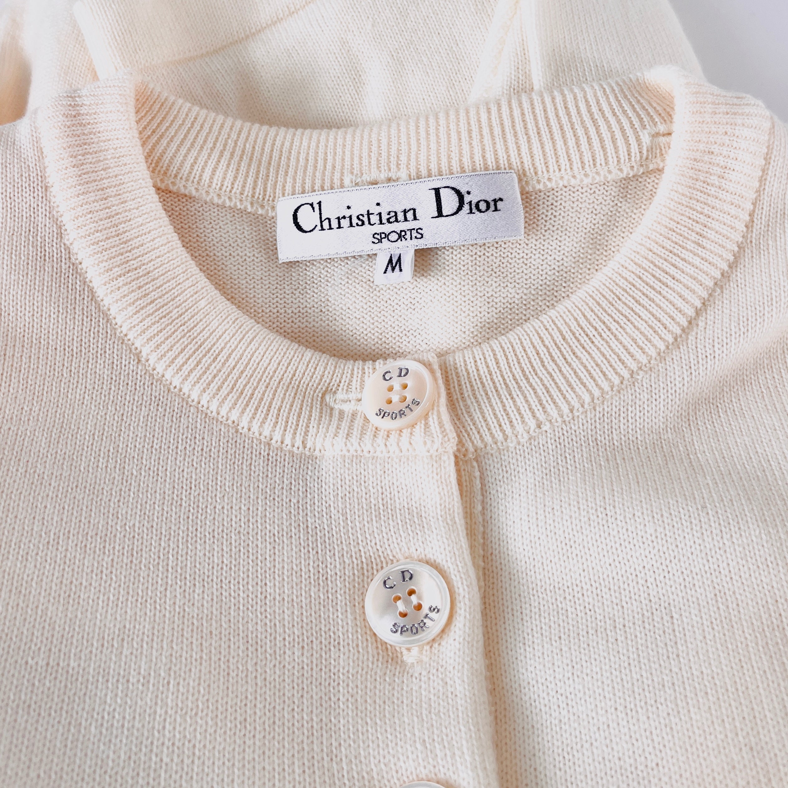 2606 secondhand CD knit sweater Unused tag With Tops