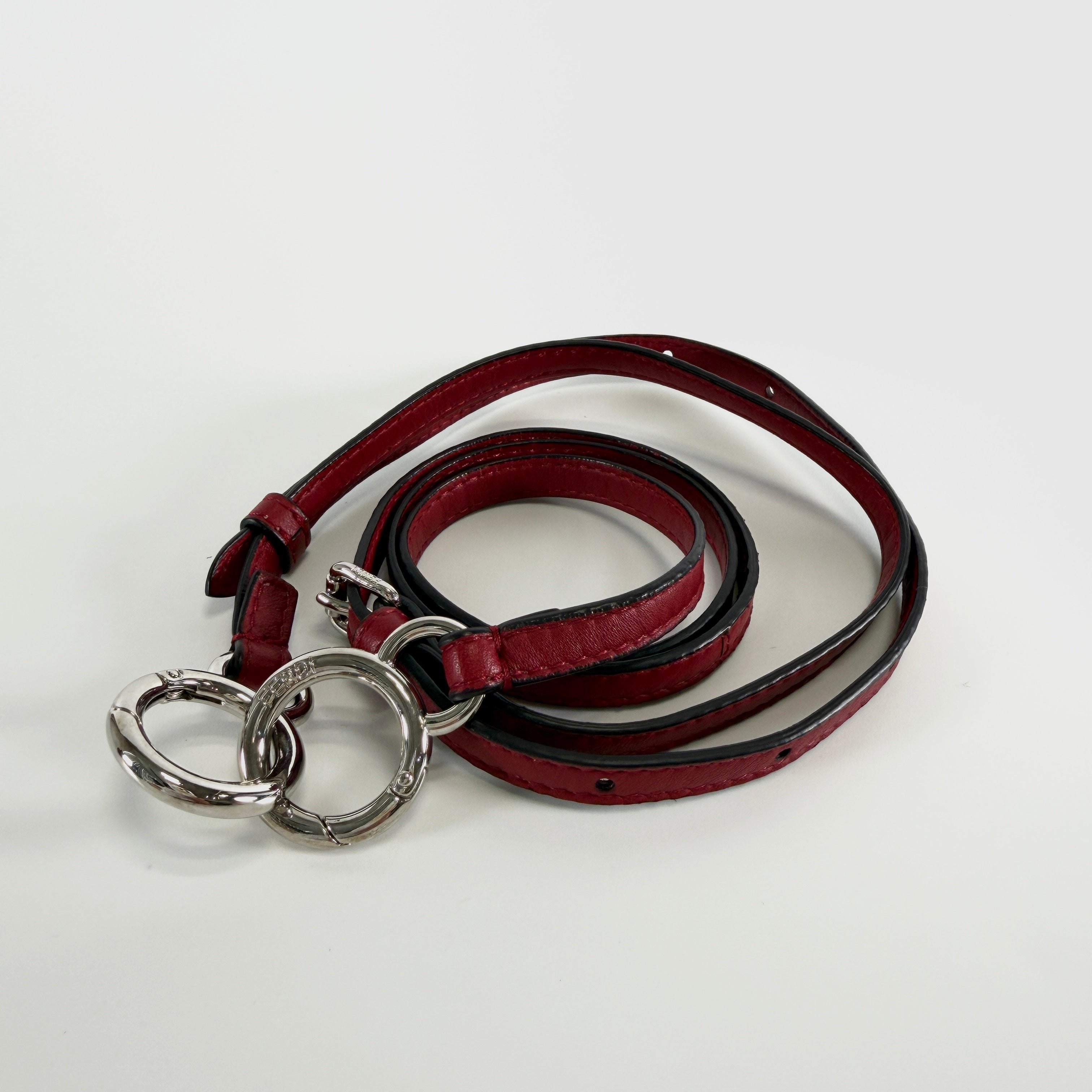 2605 secondhand FENDI leather Peekaboo 2WAY bag