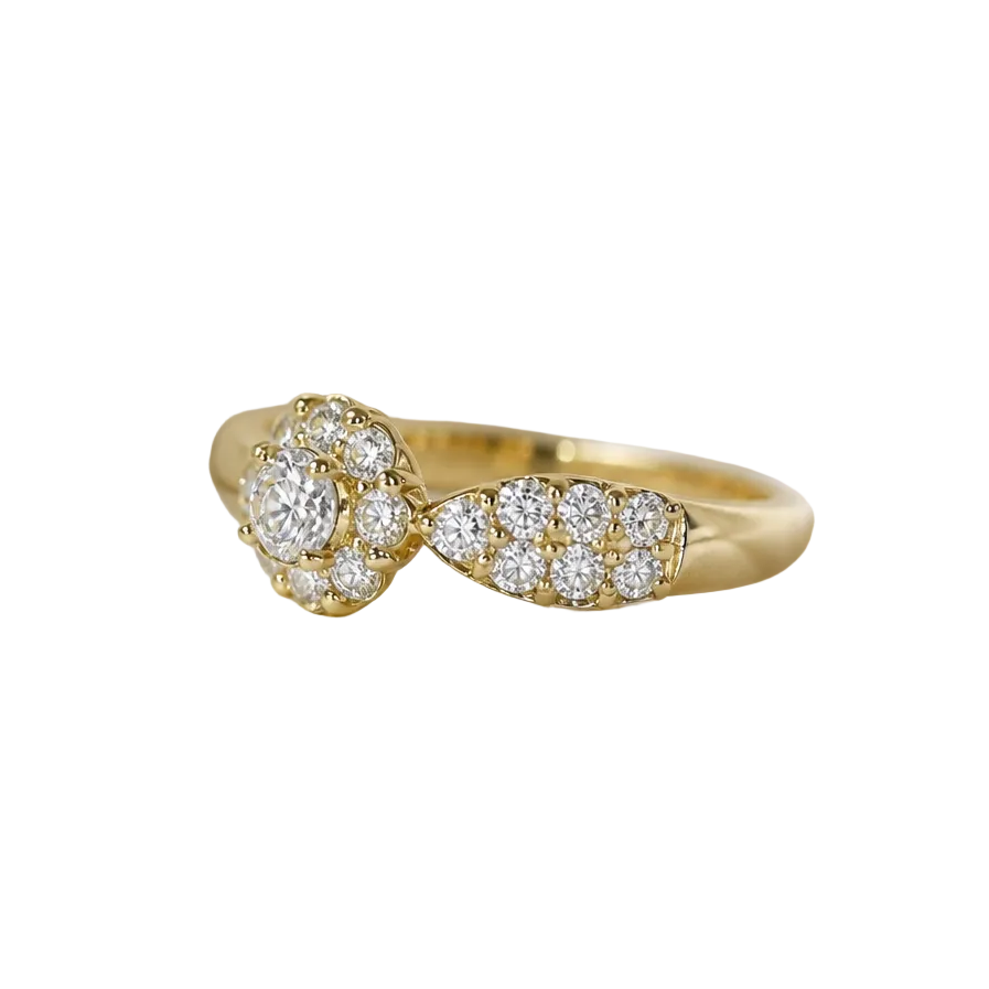 2606 secondhand K18 D0.22/0.64ct 2.77ｇ