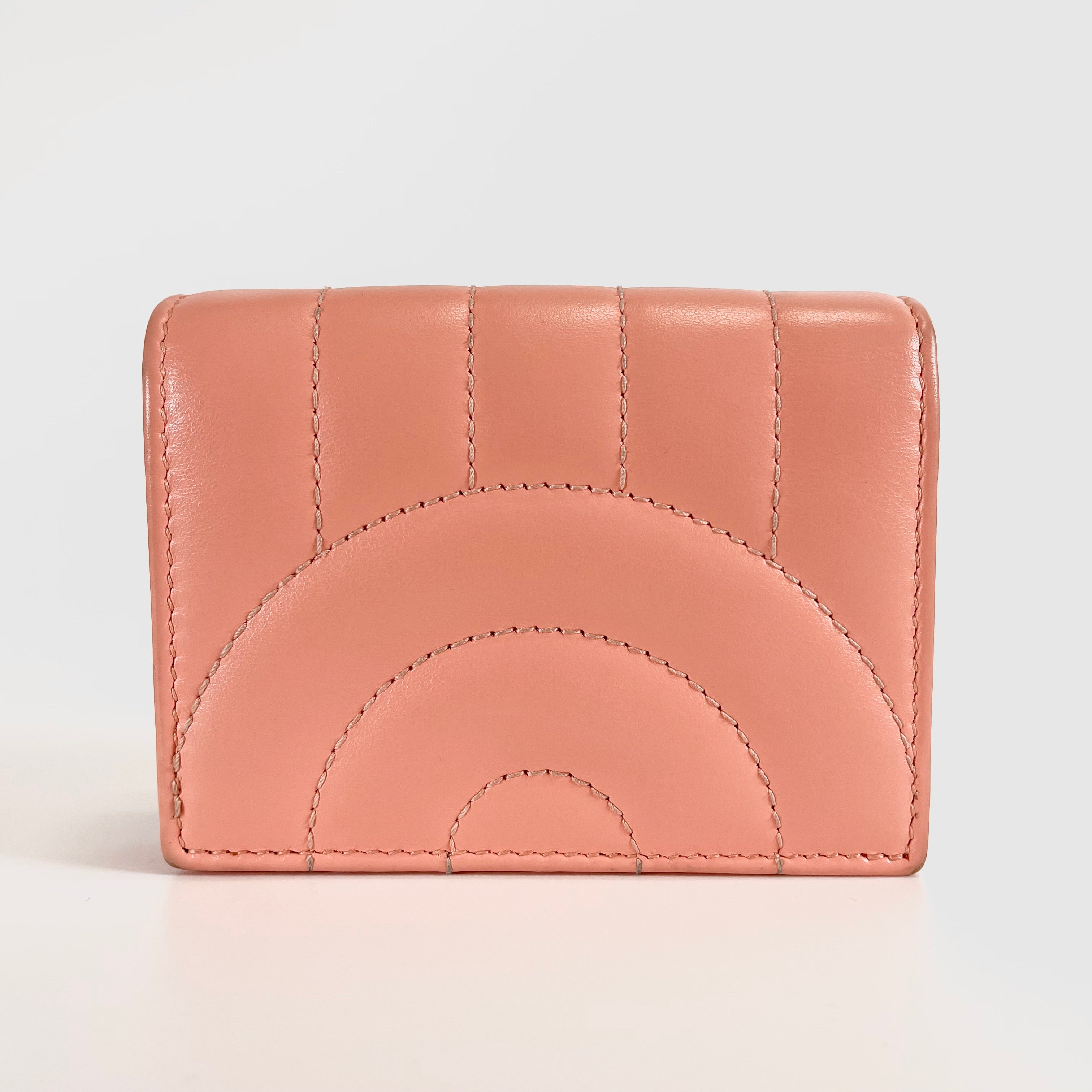2605 secondhand GUCCI 466492 leather GG Marmont pink