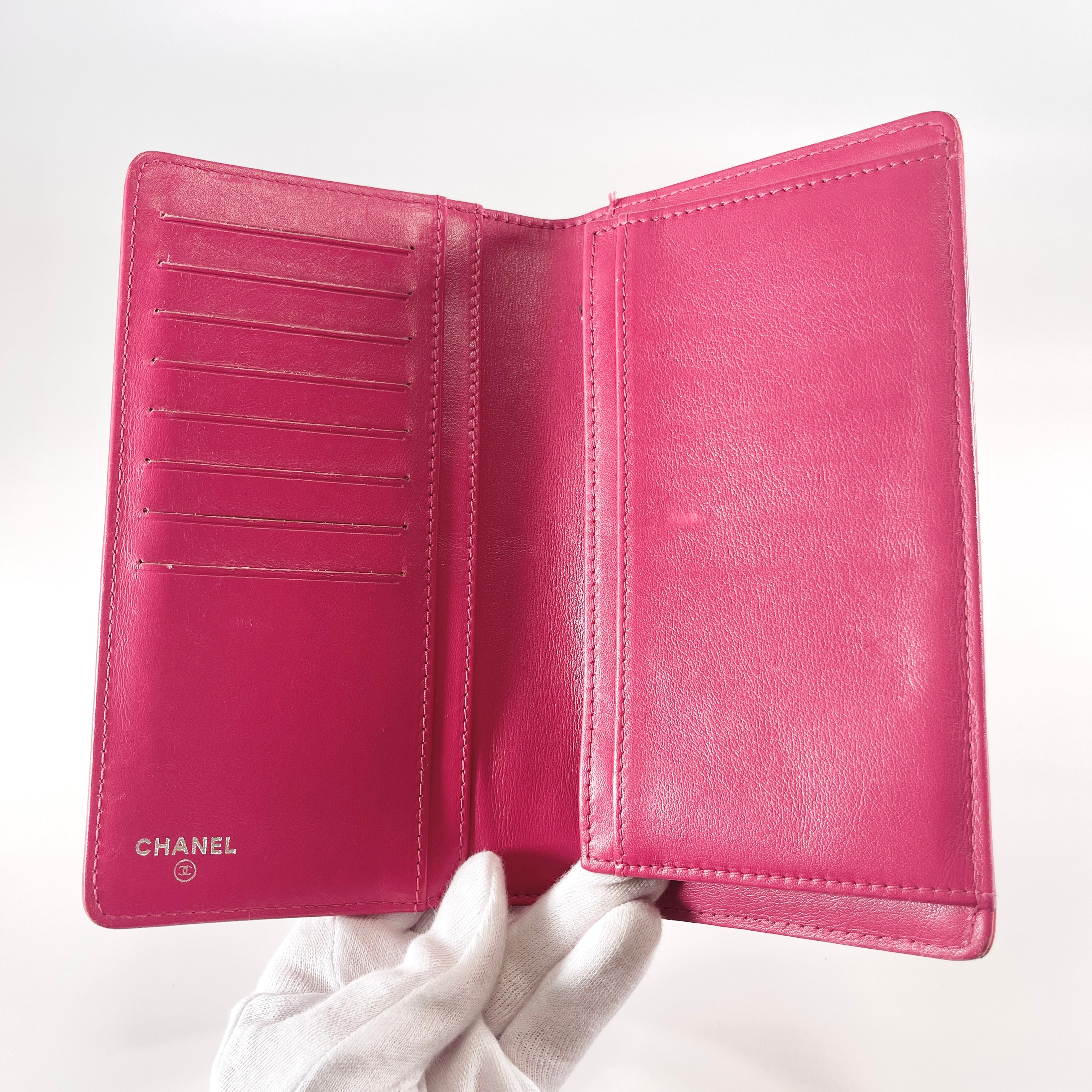 2603 secondhand CHANEL Camellia wallet