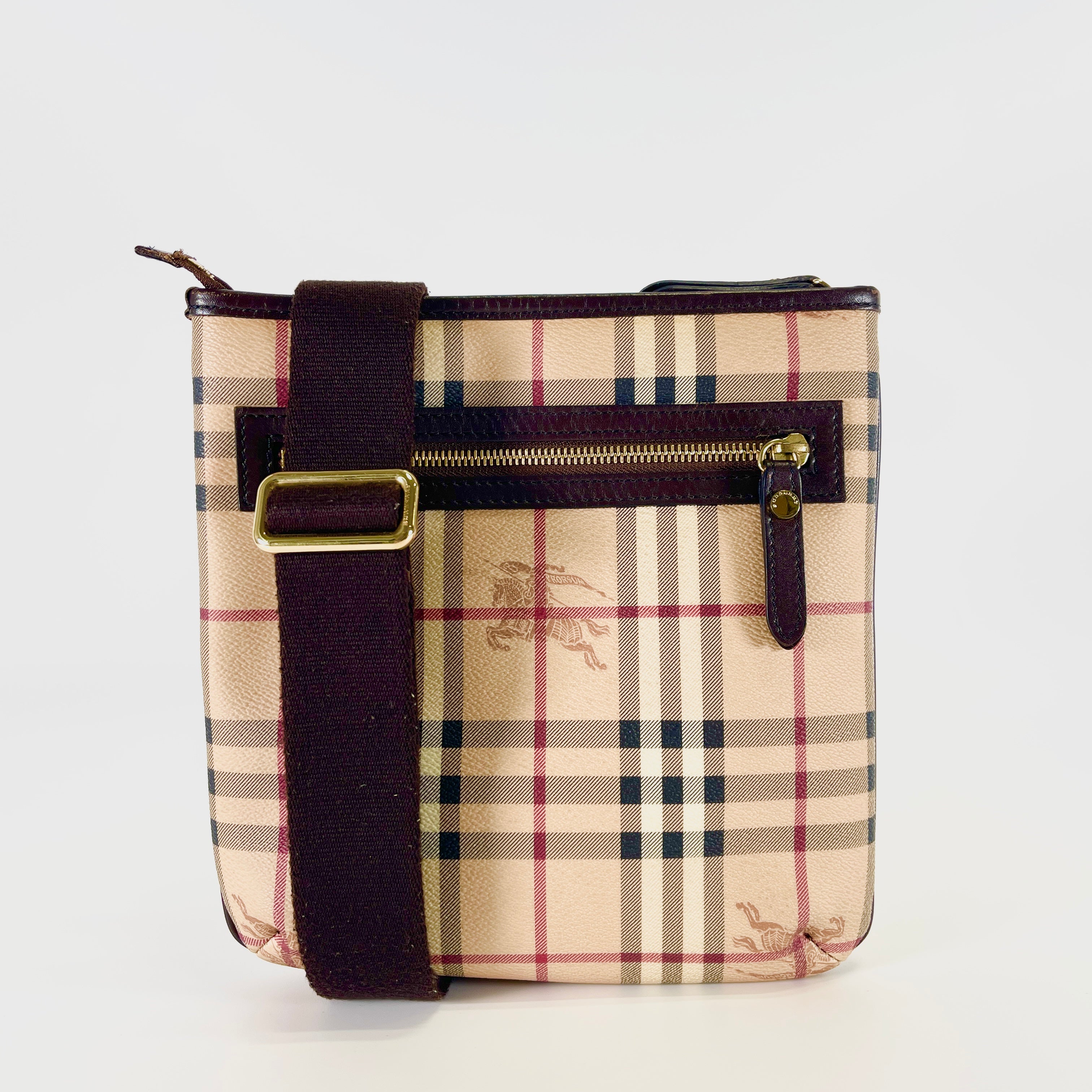 2605 secondhand BURBERRY Nova Check shadow hose Shoulder bag