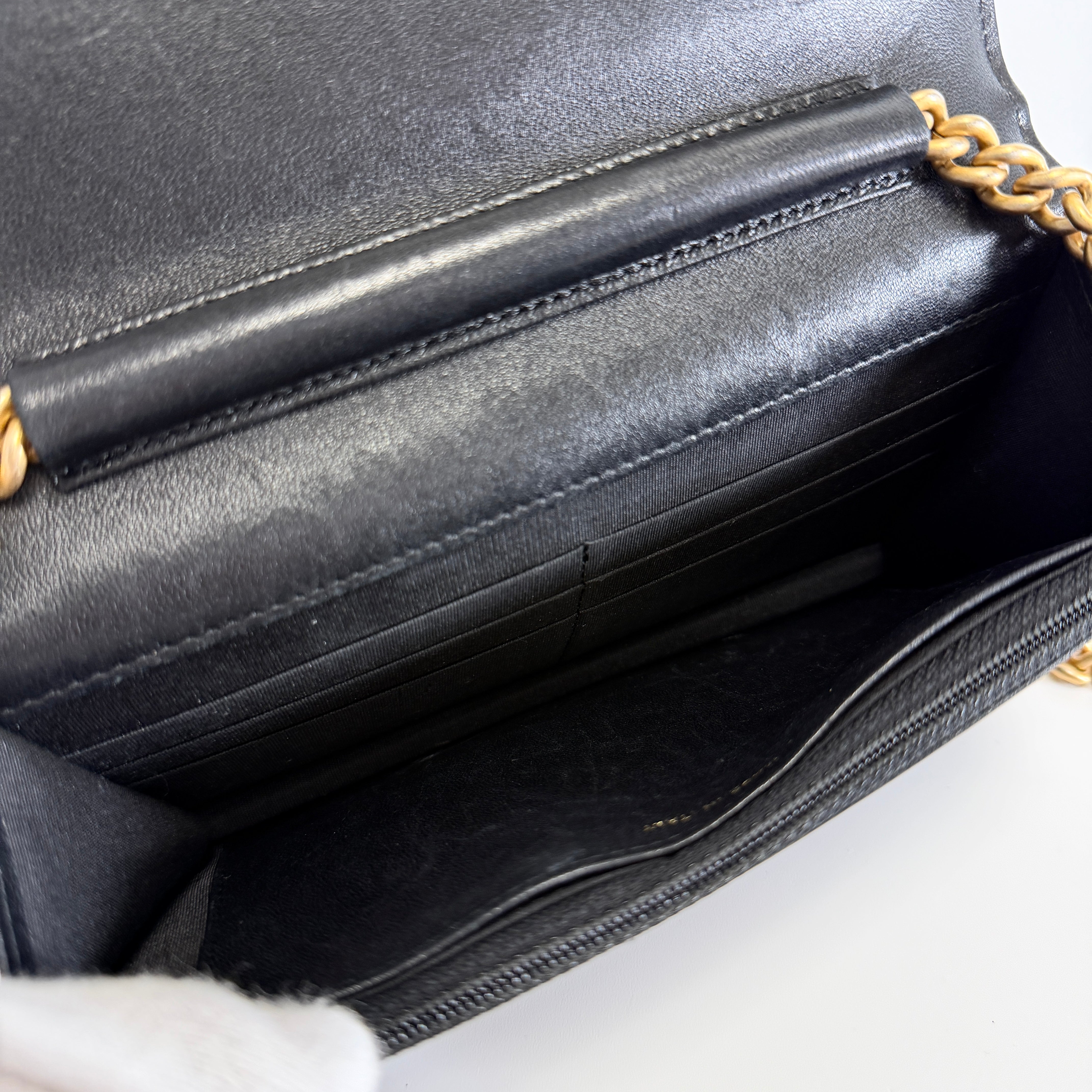 2606 secondhand CHANEL Boy Chain Wallet